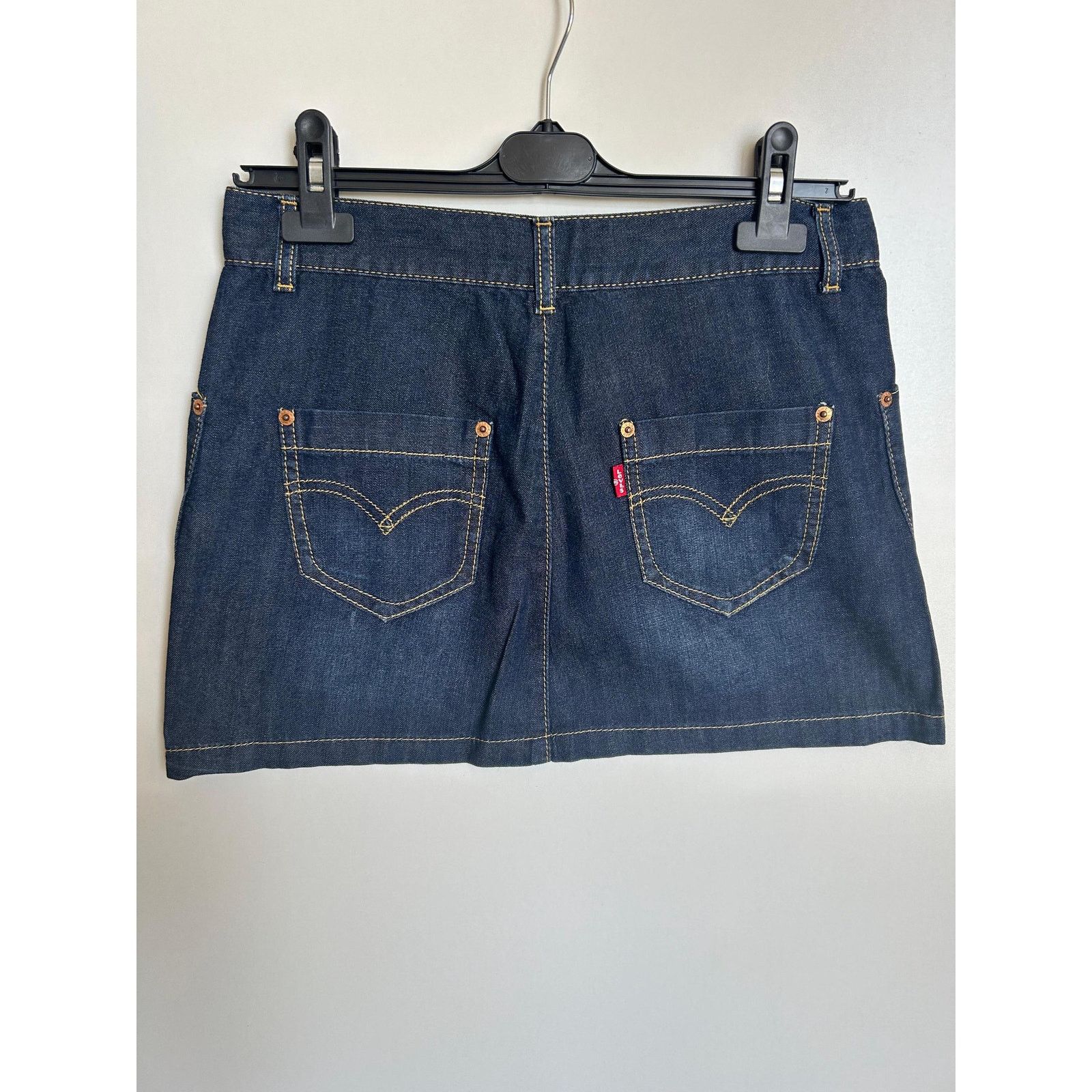 Levi's Vintage Levi’s Mini Skirt 90s Y2K Mid Waist Size 26" / US 2 / IT 38 - 4 Thumbnail