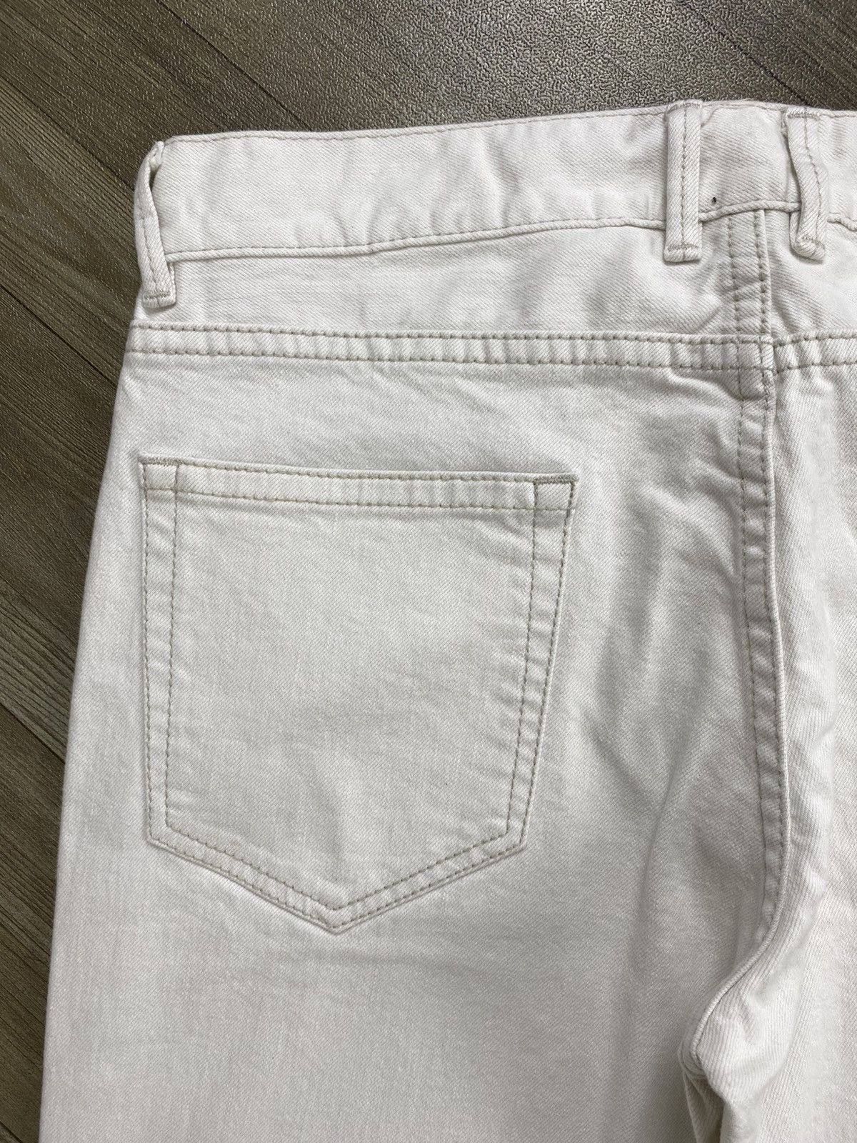 Burberry Vintage Burberry London White Straight Jeans Luxury Size US 30 / EU 46 - 12 Thumbnail