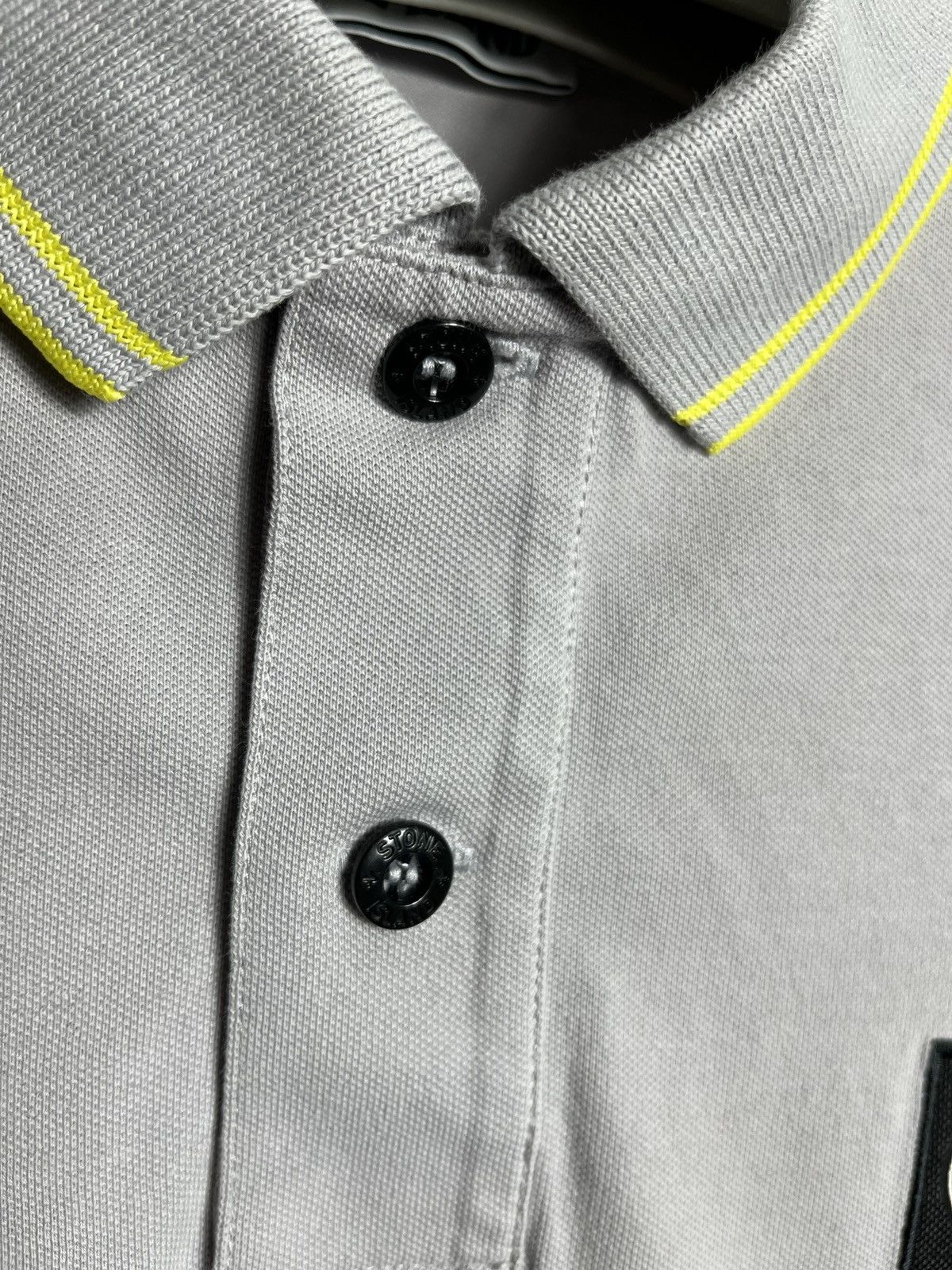 Stone Island stone island 101522s18 gray mens polo shirt Slim Fit cotton Size US S / EU 44-46 / 1 - 3 Thumbnail