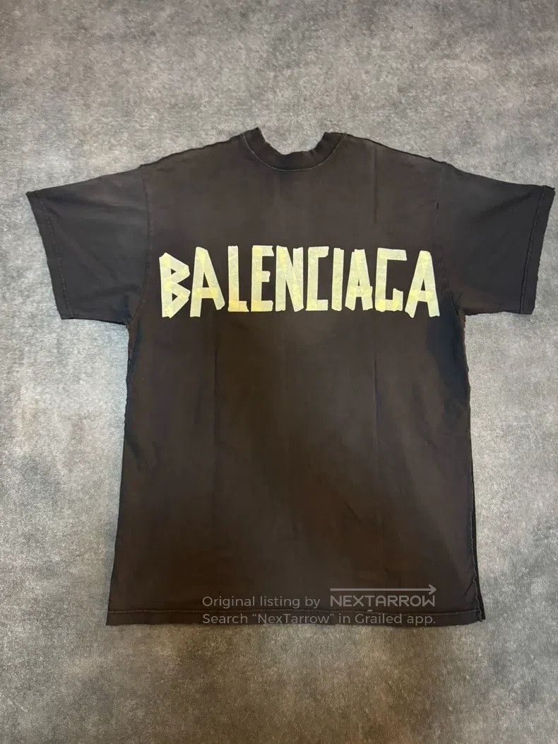 Balenciaga Balenciaga Two-in-one splicing of adhesive tape 3B destroy Size US S / EU 44-46 / 1 - 1 Thumbnail