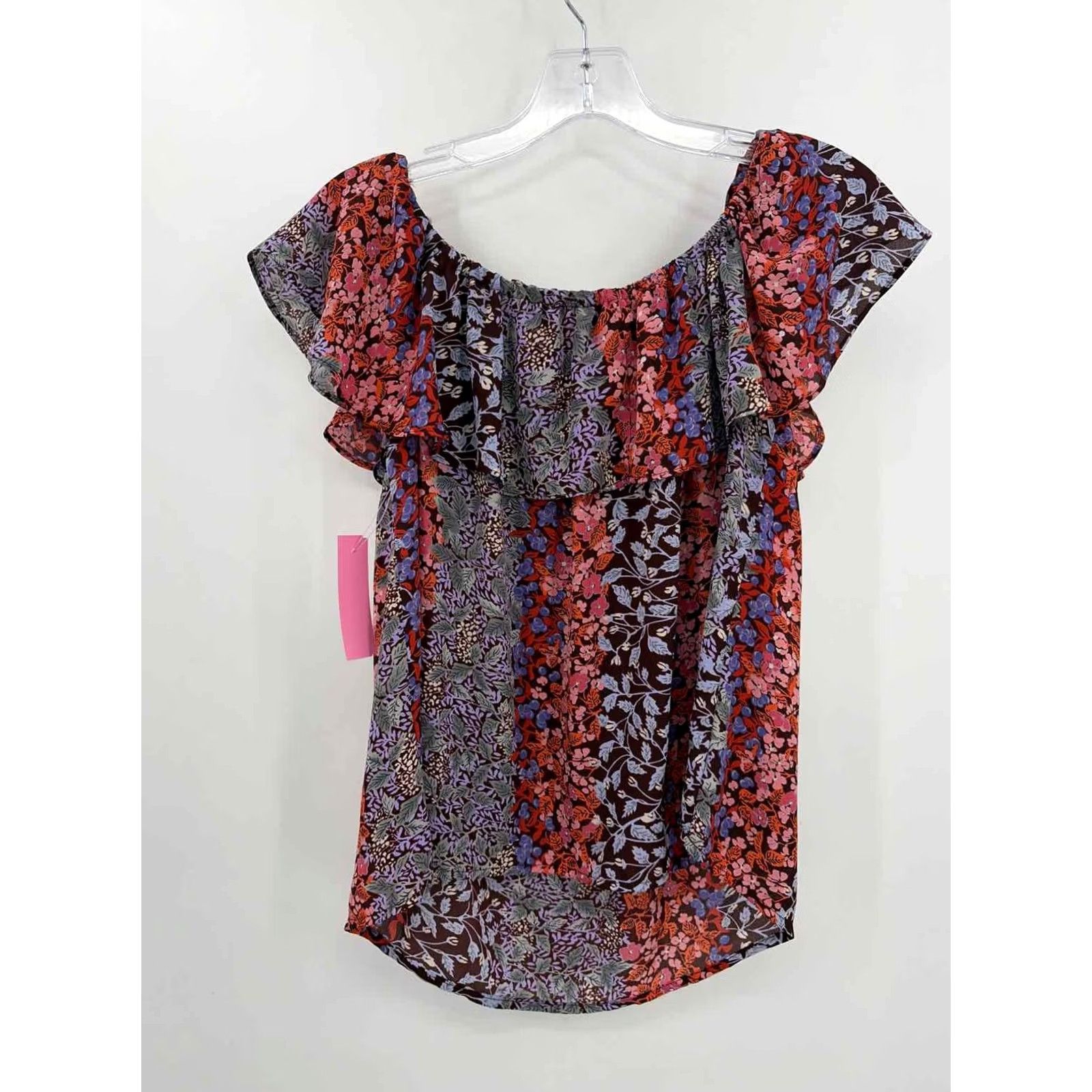 Vintage Maeve Blouse Size XS Floral Brown Pre-Owned Size XS / US 0-2 / IT 36-38 - 2 Thumbnail