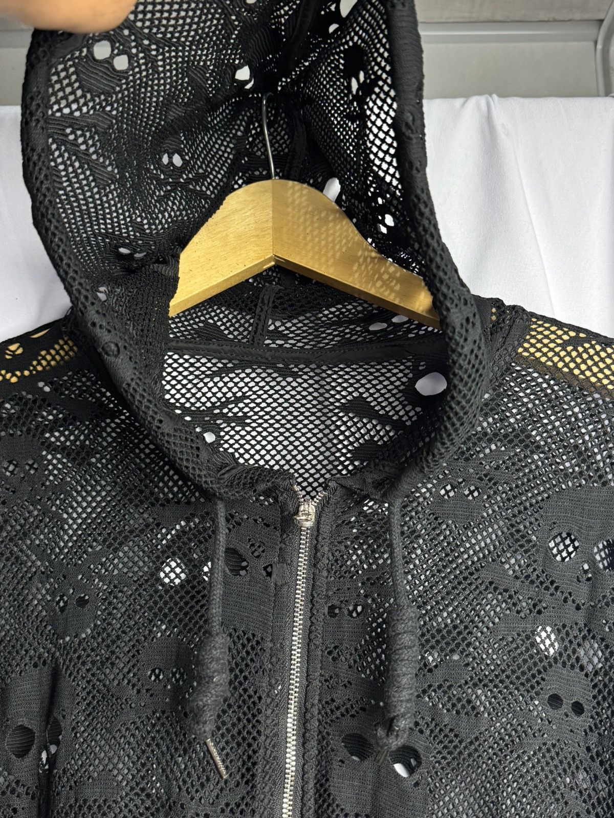 Hysteric Glamour Archived Skulls Net Hoodie Japanese Styled Size US L / EU 52-54 / 3 - 5 Thumbnail