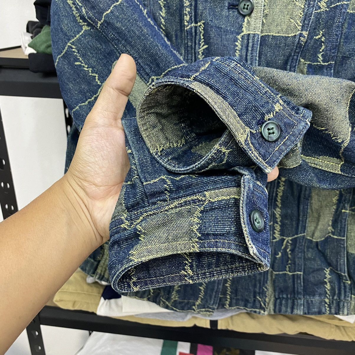 Japanese Brand × Jean × Vintage Vintage Jacket Jeans Japanese Brand Style Patchwork Size US S / EU 44-46 / 1 - 4 Thumbnail