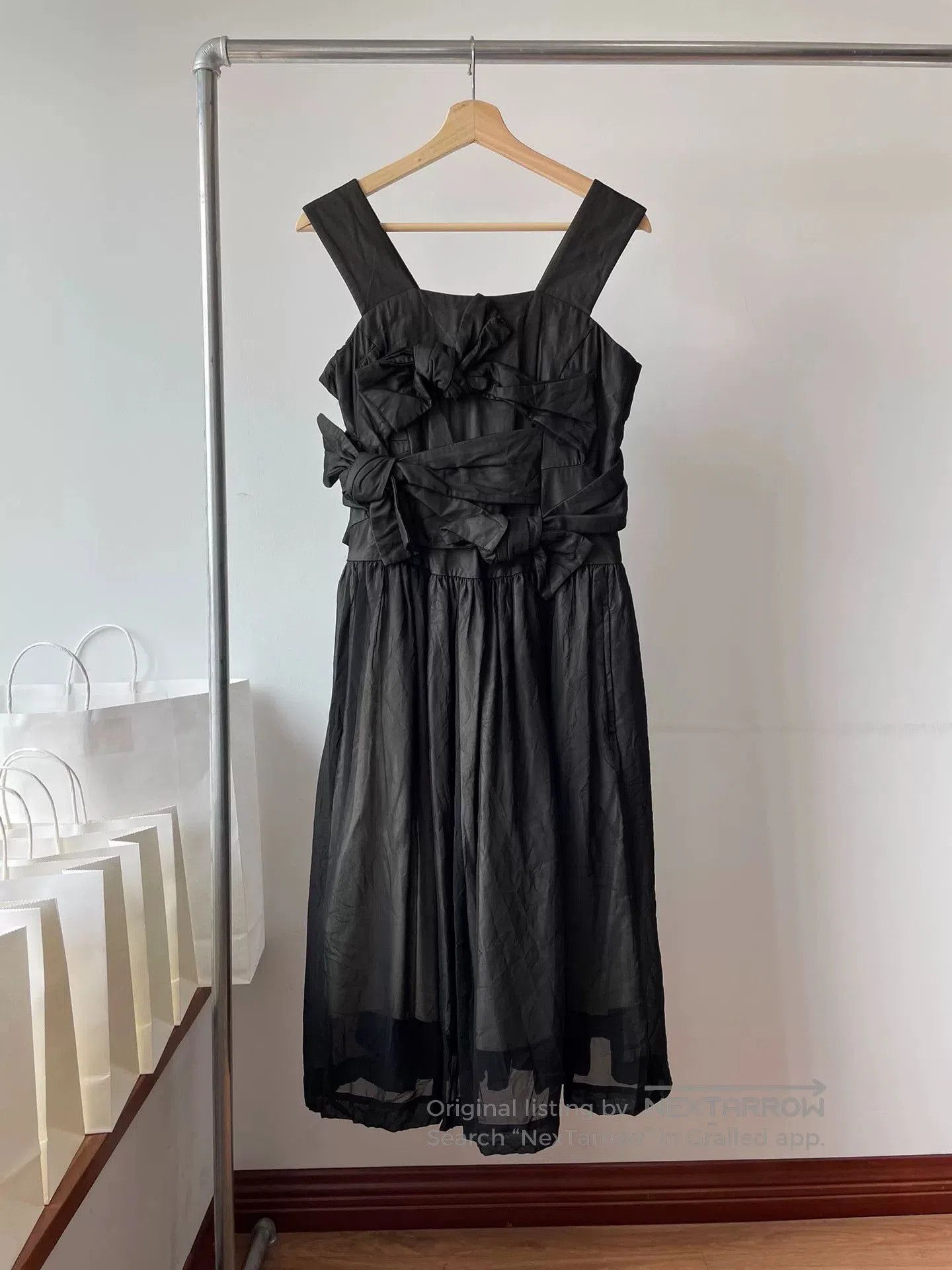 Rei Kawakubo Comme des Garçons Bow Dress. Size XS / US 0-2 / IT 36-38 - 1 Thumbnail