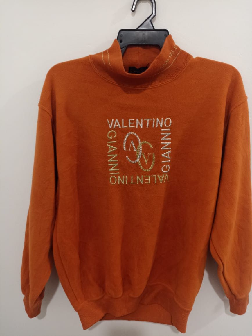 Gianni Valentino Gianni Valentino Orange Sweatshirt Size US L / EU 52-54 / 3 - 4 Thumbnail