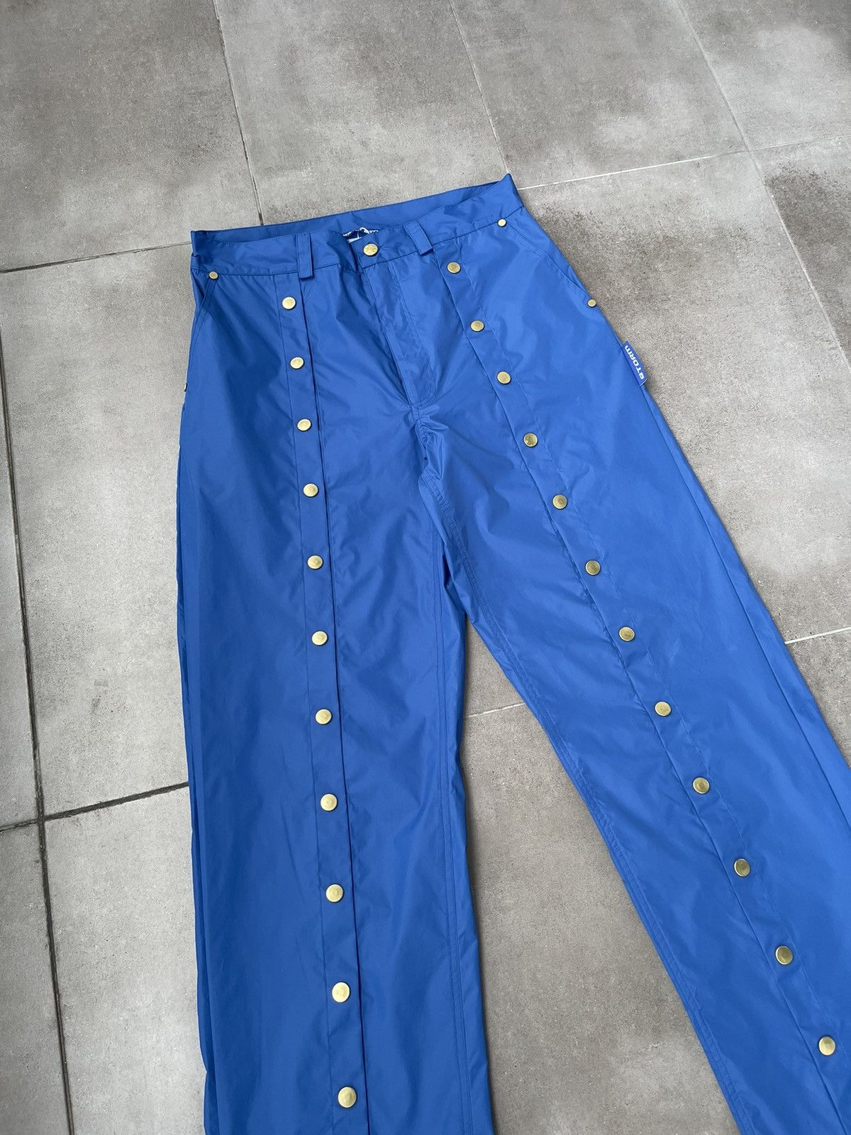 Other !DS! SS22 Nikolaj Storm Logo Blue Chaco Pants Size US 30 / EU 46 - 6 Thumbnail