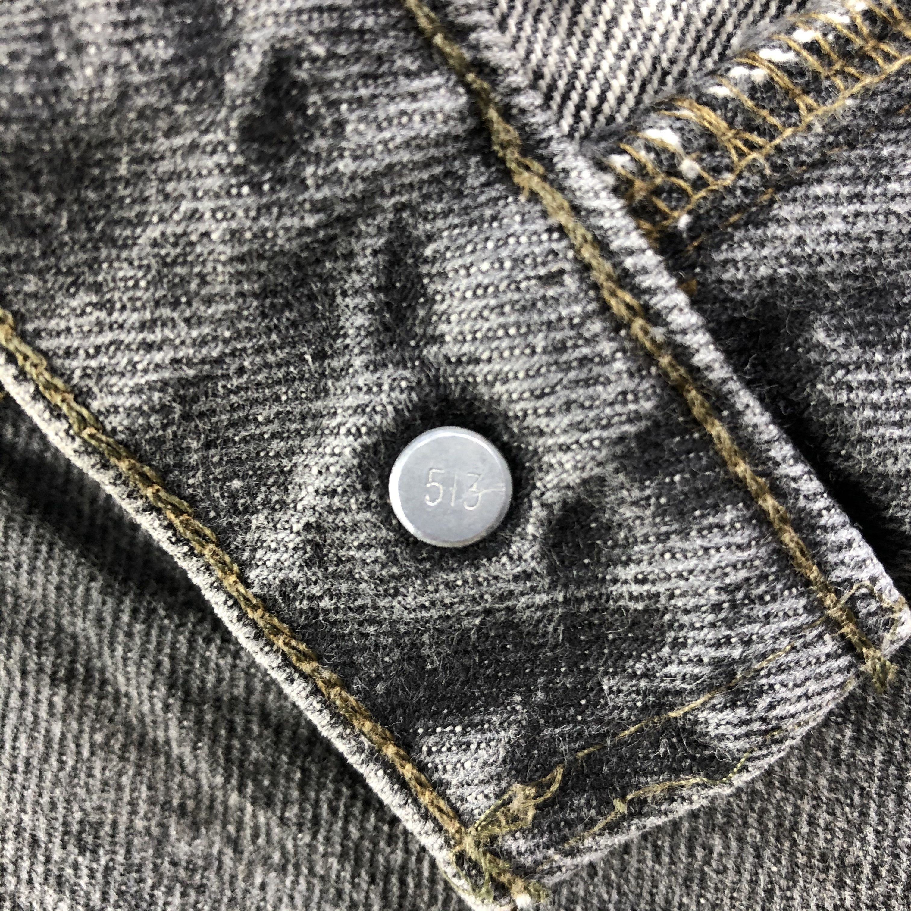Levi's Vintage Levis 505 Jeans Faded Black Denim KJ1873 Size US 29 - 8 Thumbnail
