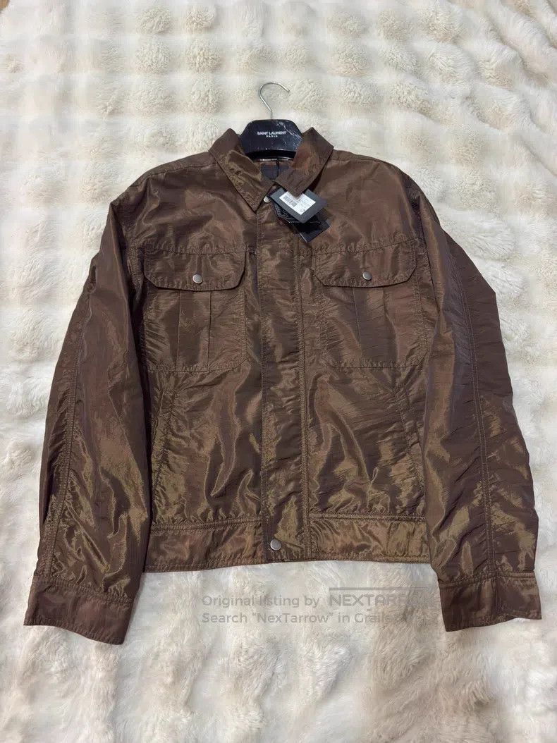 Saint Laurent Paris Saint Laurent Paris Bronze Gloss Men's Jacket Size US S / EU 44-46 / 1 - 1 Thumbnail