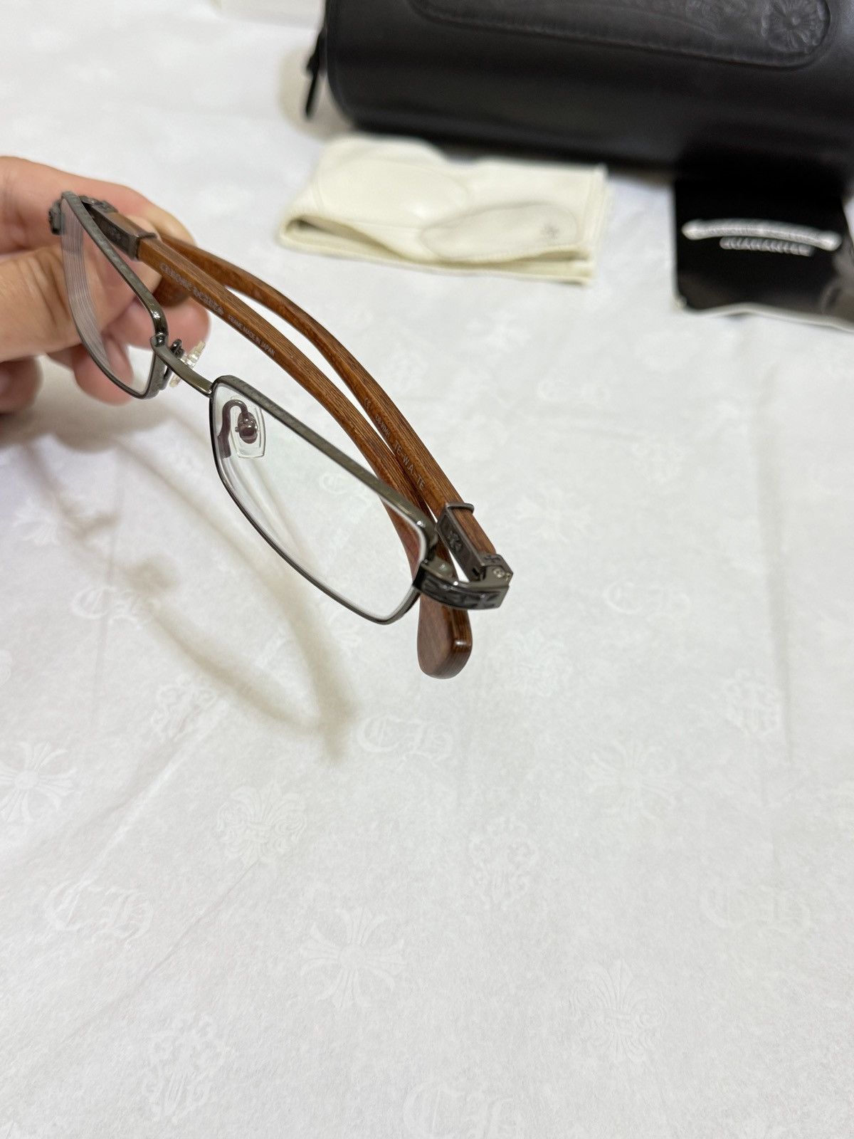 Chrome Hearts Chrome Hearts Glasses Wood “ Te-Wa-Te “ Size ONE SIZE - 8 Thumbnail