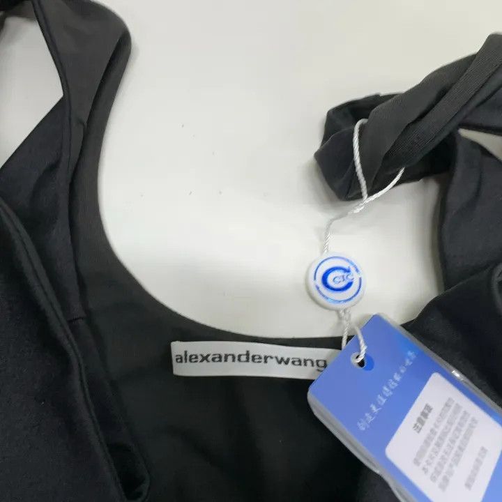 Alexander Wang Alexander Wang Black Sporty Logo Dress - Size S / US 4 / IT 40 - 5 Thumbnail