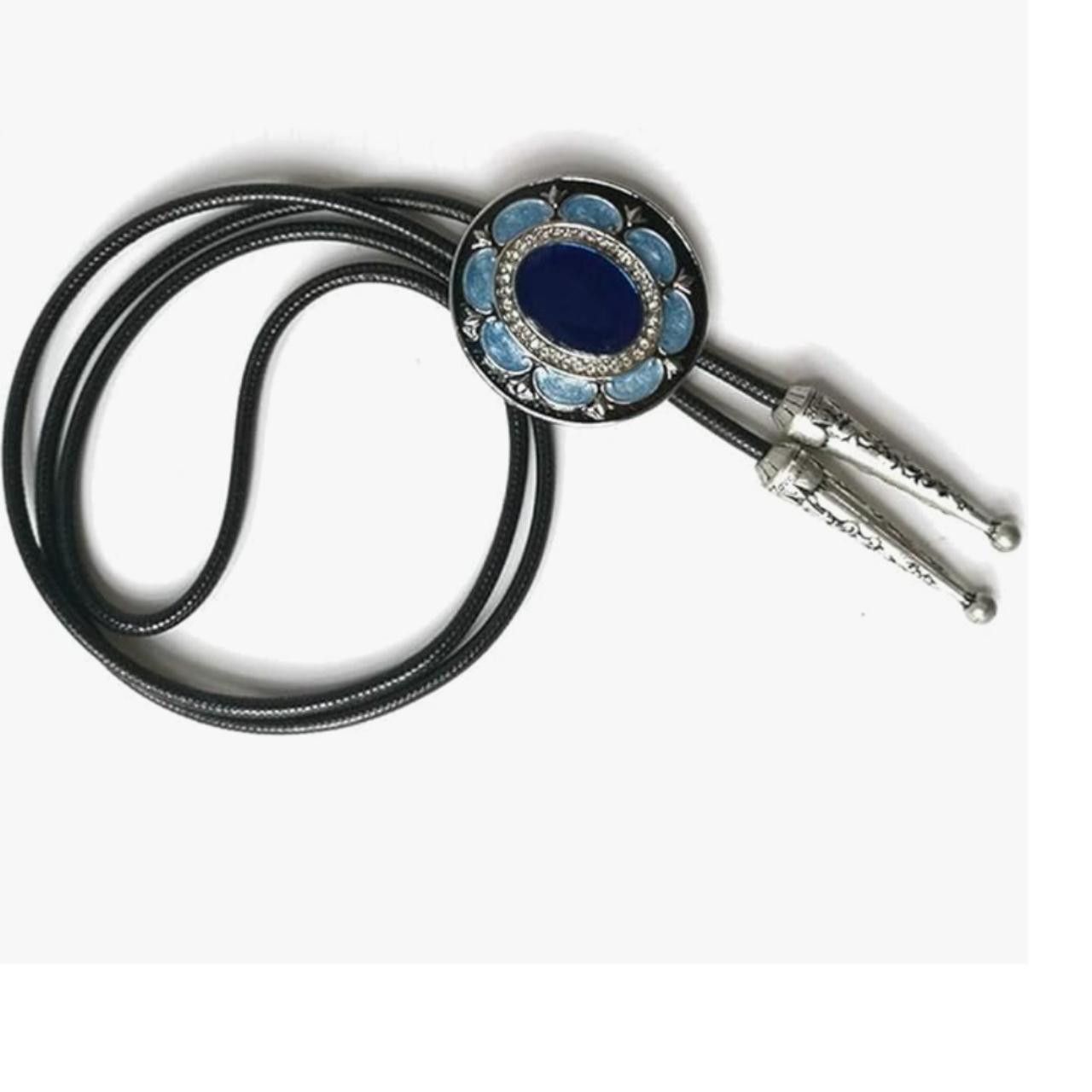 Other Western Blue Bolo Tie Size ONE SIZE - 2 Thumbnail