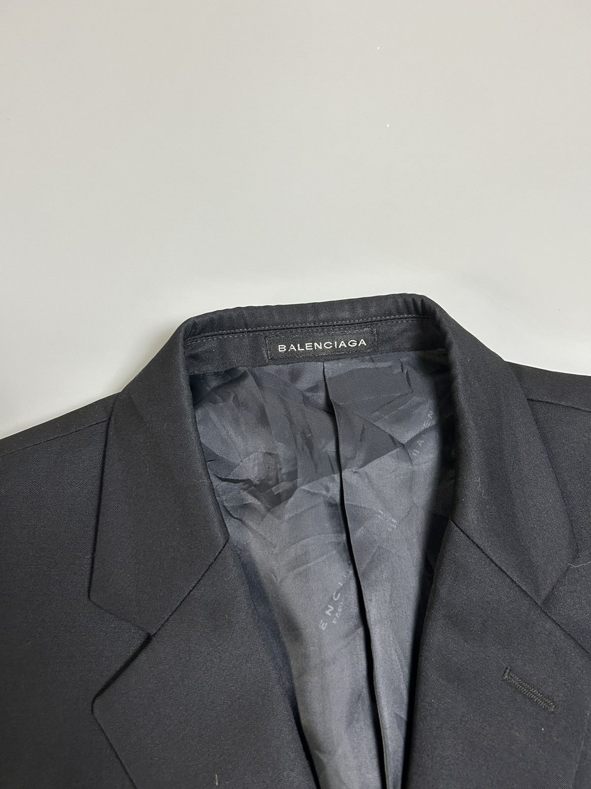 Balenciaga Vintage Baleciaga Men Blazer Size 44R - 5 Thumbnail