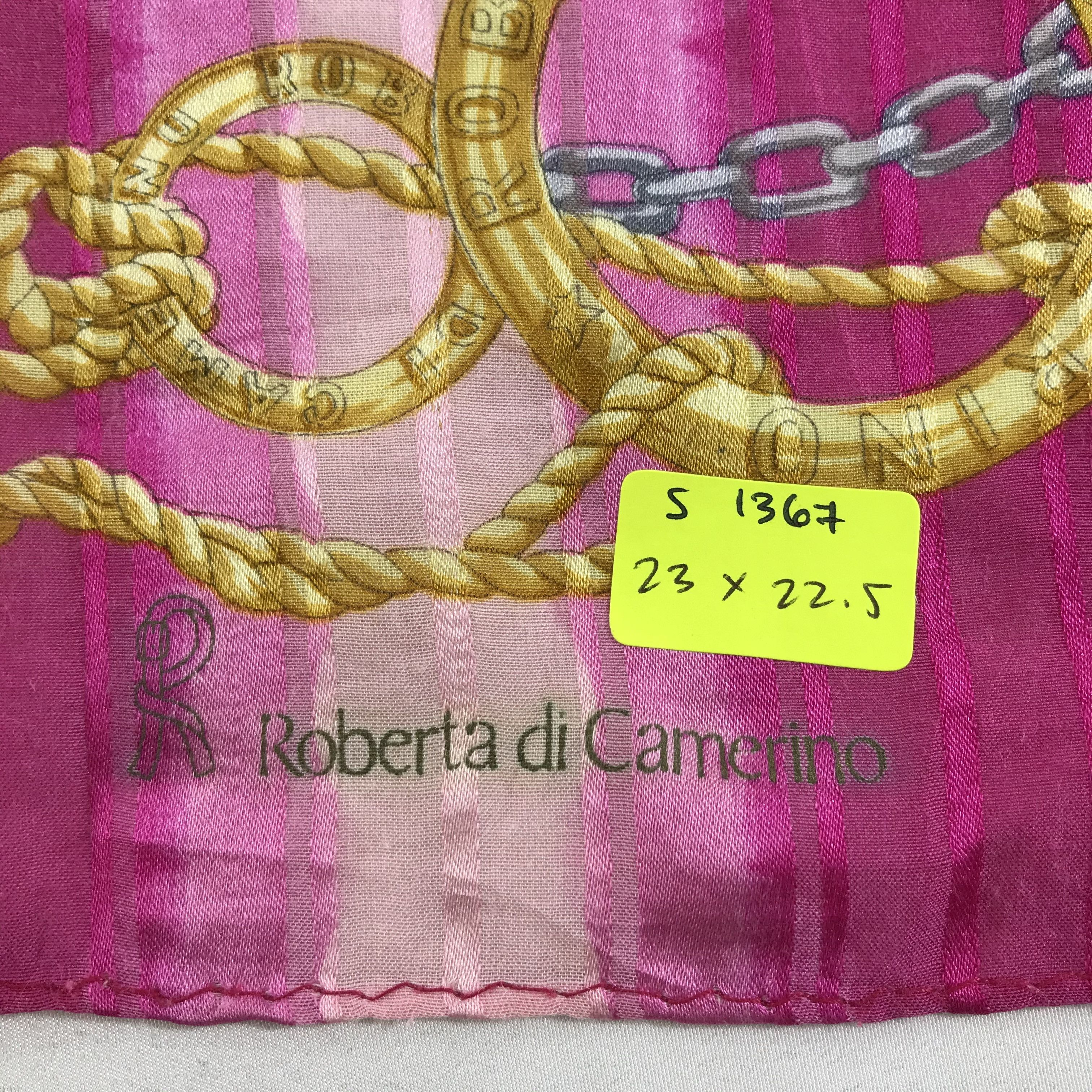Roberta di Camerino × Vintage Roberta Di Camerino Bandana /Handkerchief/Neckerchief -S1367 Size ONE SIZE - 5 Thumbnail