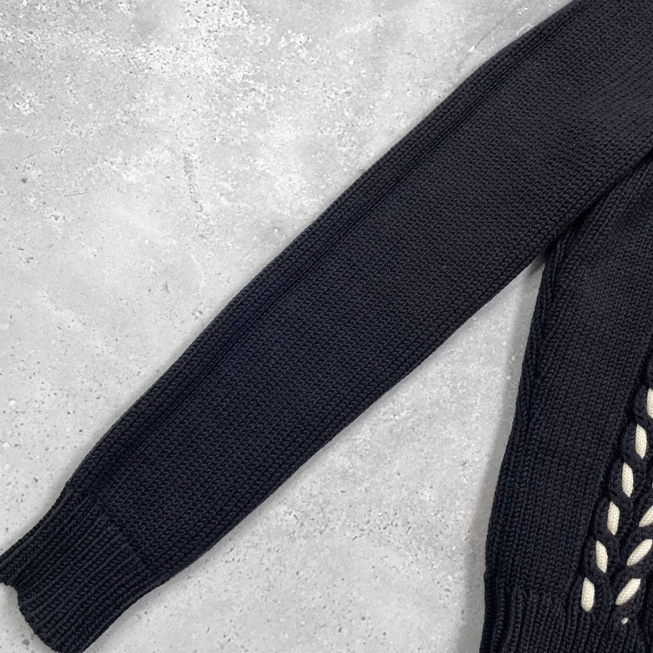Celine Celine Turtleneck Contrast Cable Knitted Sweater Women’s Size S / US 4 / IT 40 - 19 Thumbnail