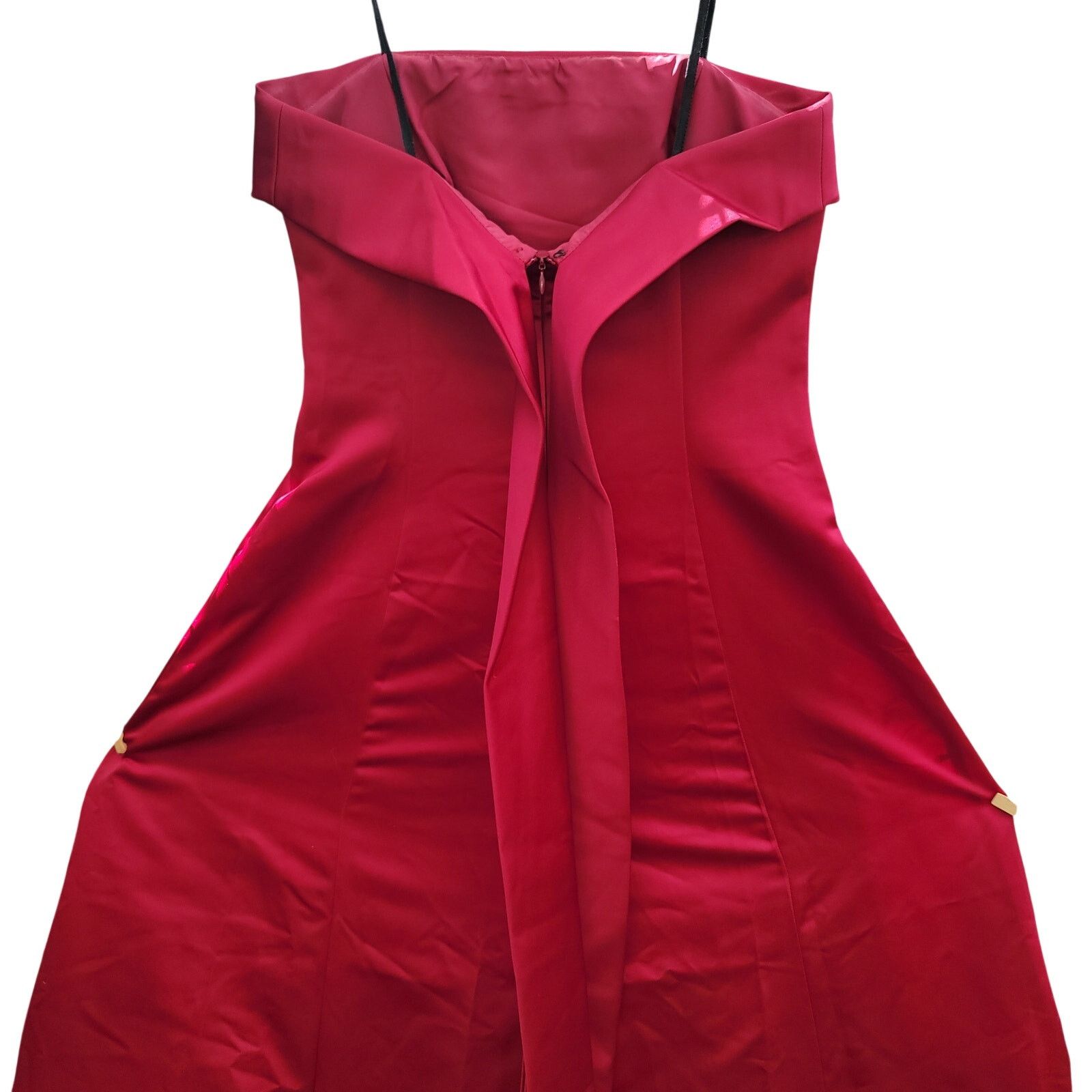 Other Michaelangelo Red Sleeveless Party Dress - Size 6 Size M / US 6-8 / IT 42-44 - 6 Thumbnail