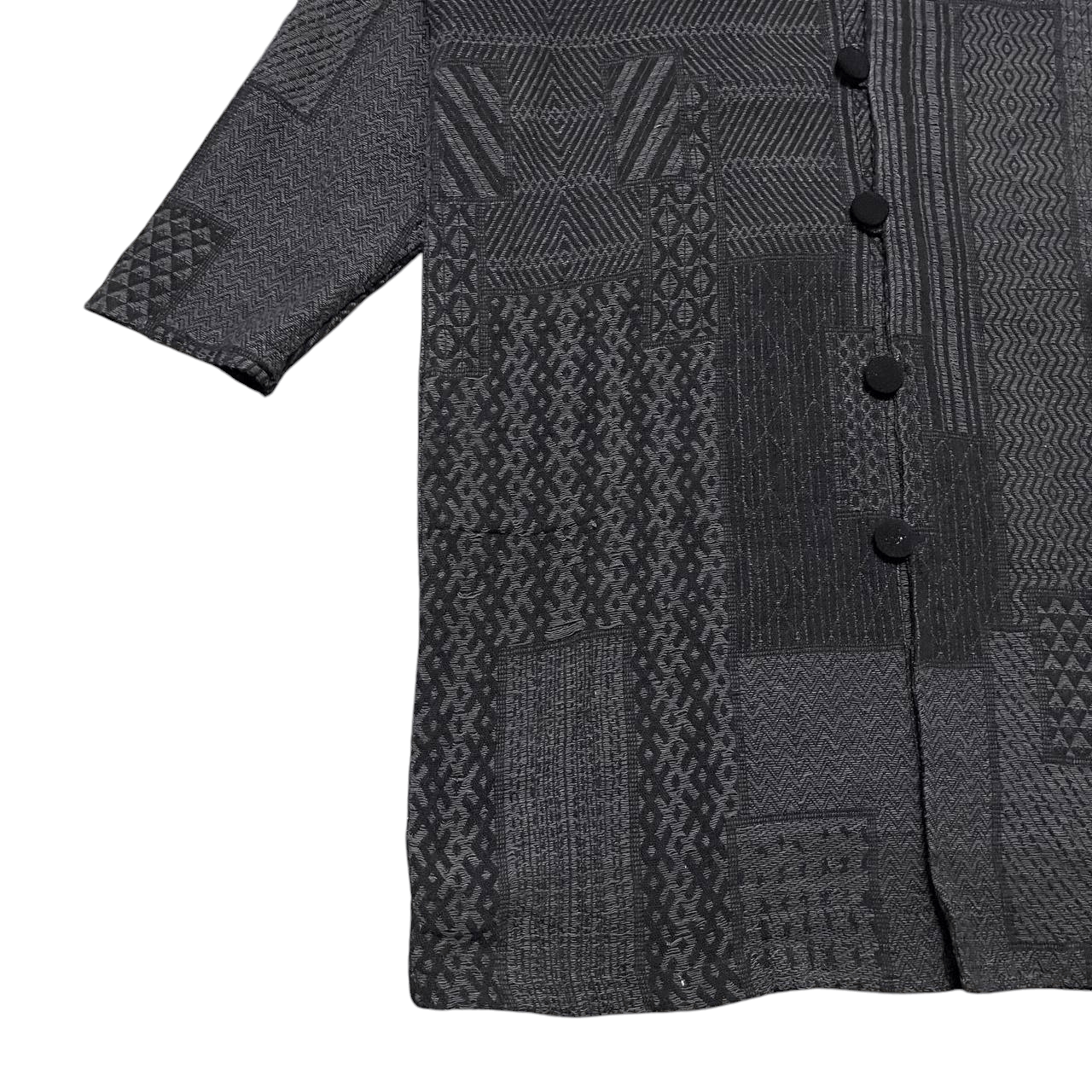 Yohji Yamamoto Vintage Pat Ra Long Jacket Inspired Yohji Yamamoto Size US L / EU 52-54 / 3 - 3 Thumbnail