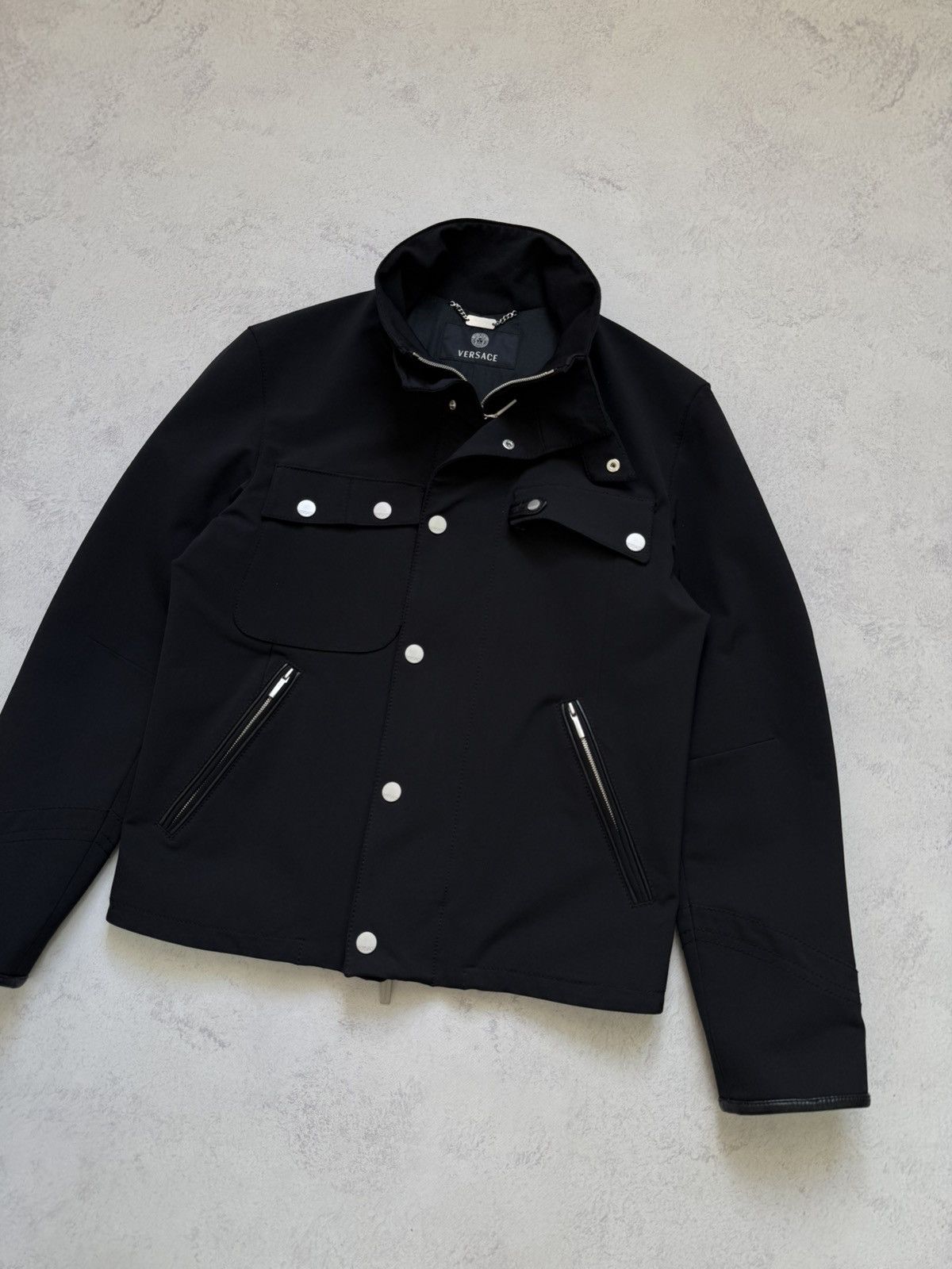 Versace Vintage Gianni Versace Archive Military Tech Jacket Size 50 Size US M / EU 48-50 / 2 - 2 Thumbnail