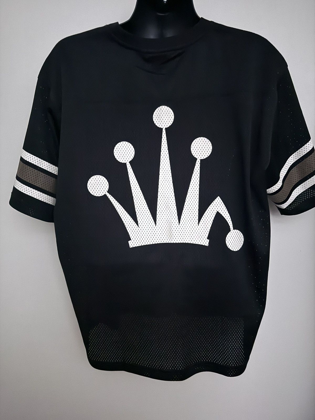 Stussy × Vintage Rare Stussy IST 35 Mesh Football Jersey Small