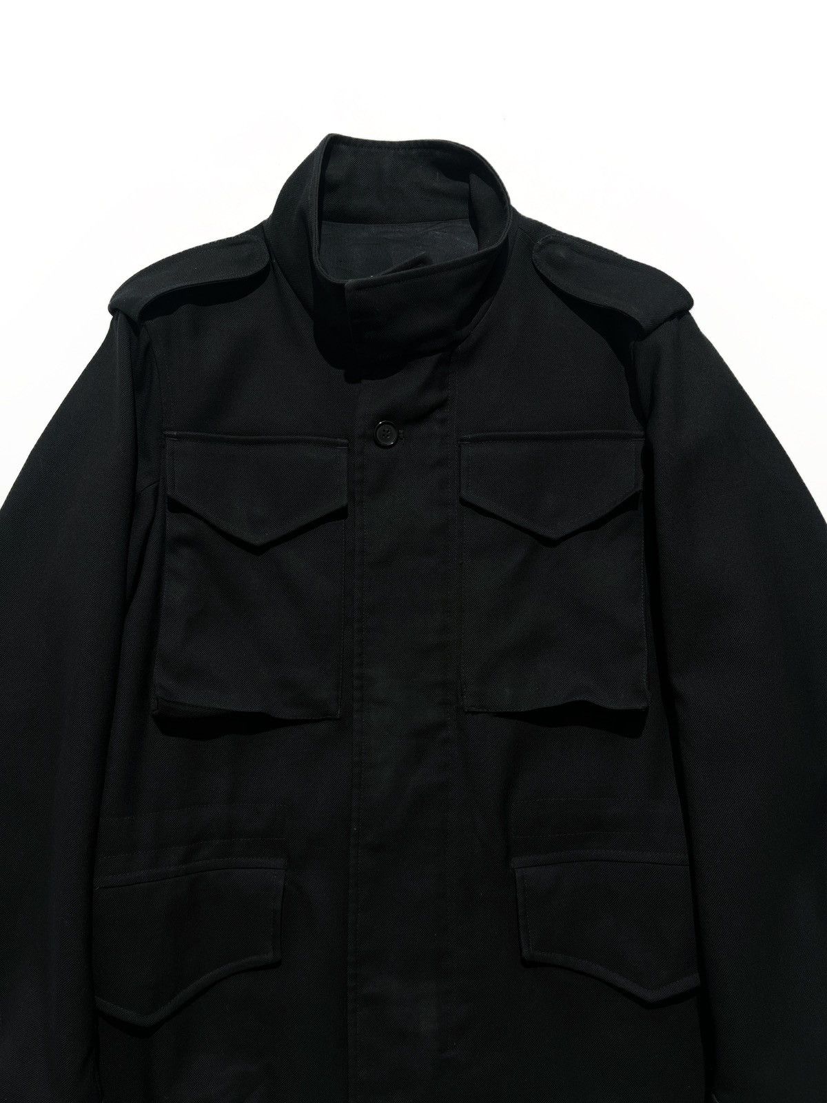 Alexander McQueen Alexander McQueen Black M65 Military Wool Jacket Size US M / EU 48-50 / 2 - 3 Thumbnail
