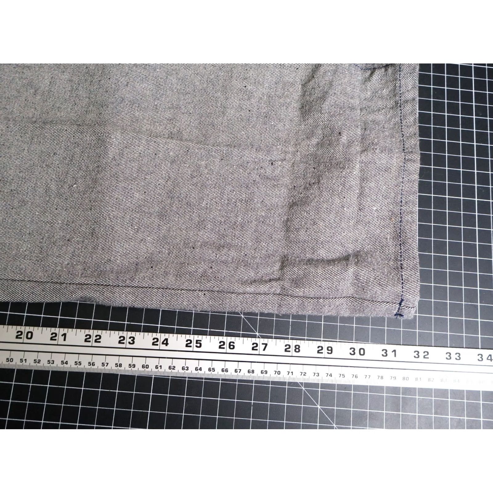 Vintage VINTAGE Raw Blue Baggy Fit Jeans Men 30 x 31 Gray Silver 90s Carpenter Jeans Relaxed High Rise 5-Pocket Mens Size US 30 / EU 46 - 6 Thumbnail