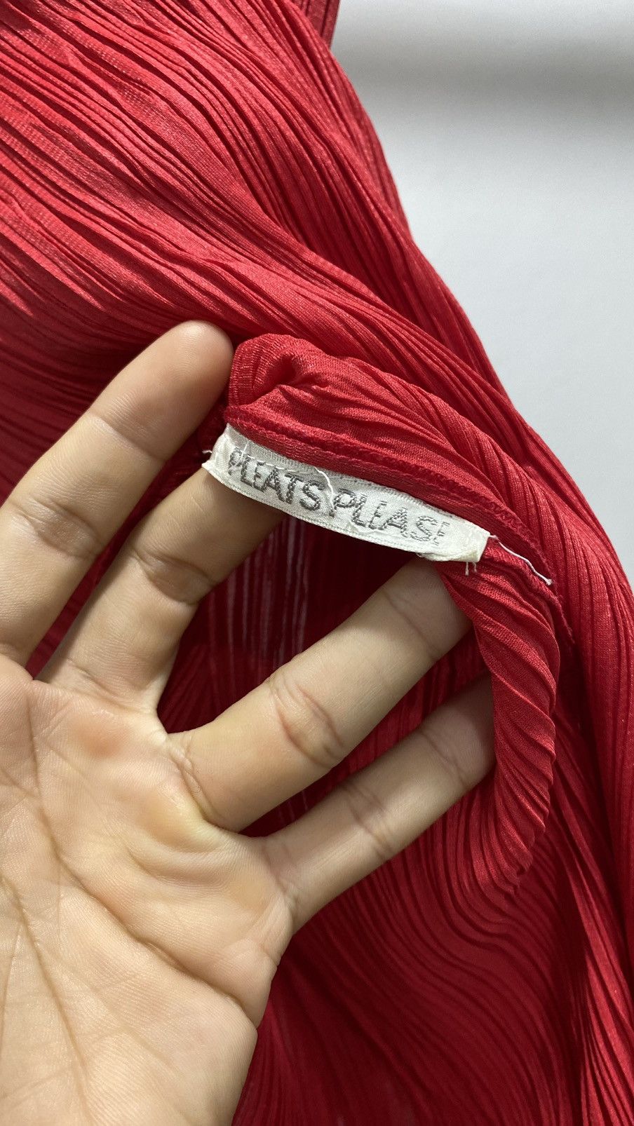 Pleats Please Issey Miyake 💥RARE Issey Miyake Pleats Please Red Size ONE SIZE - 2 Thumbnail