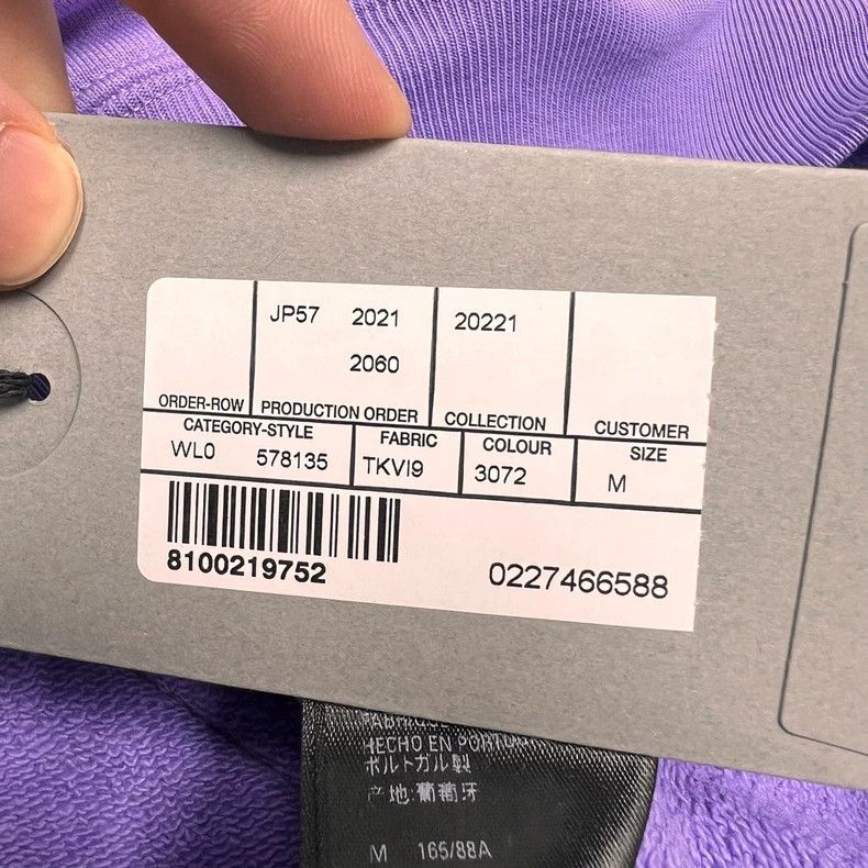 Balenciaga Balenciaga Wave Cola Taro Purple Embroidered Washed Hoodie Size US M / EU 48-50 / 2 - 6 Thumbnail