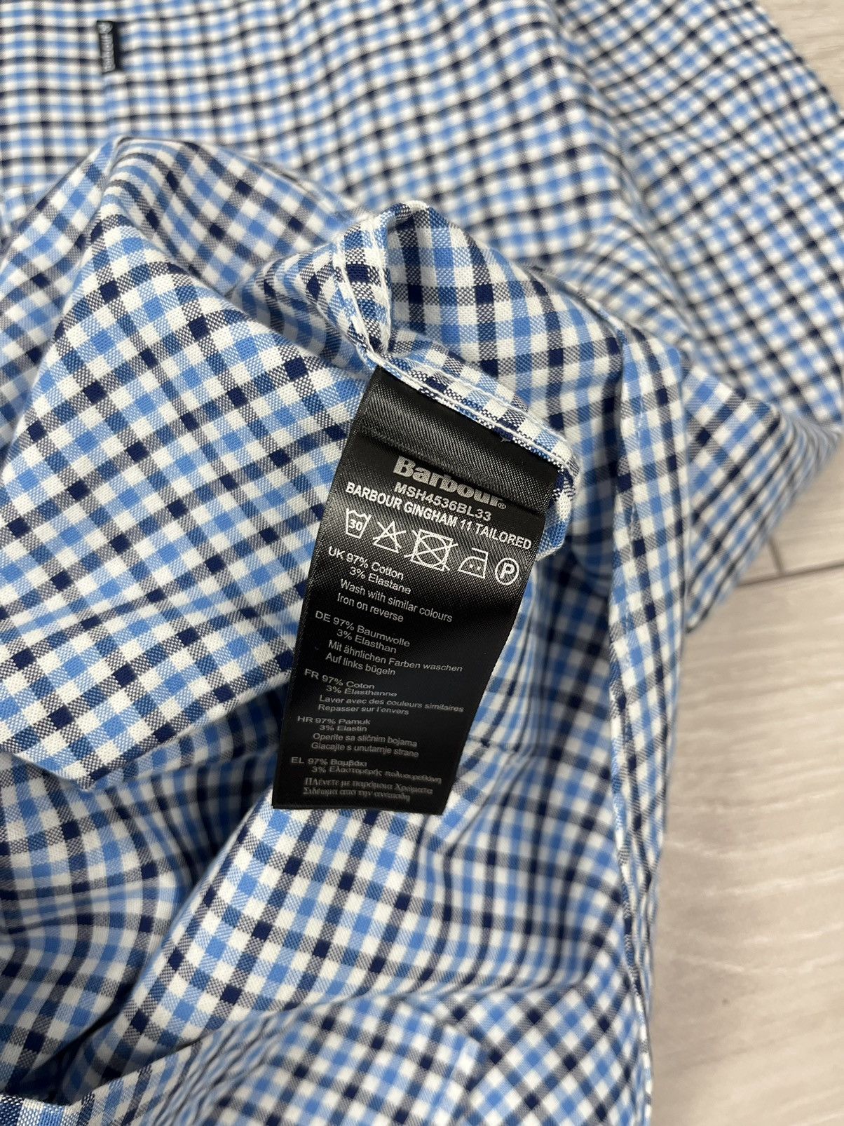 Barbour x4 Barbour Tailored Flannel Checkered Button Shirt M Size Size US M / EU 48-50 / 2 - 15 Thumbnail