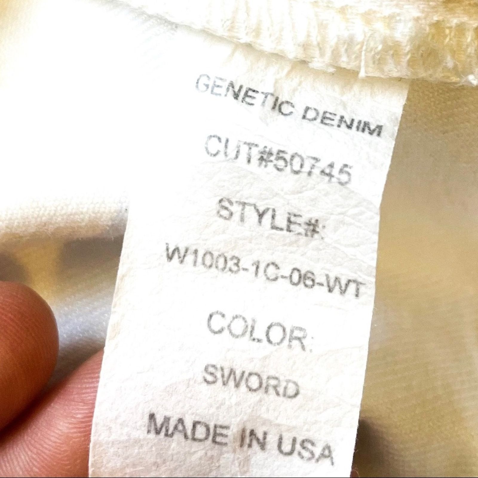 Genetic Denim The Shane sequin pocket | Size 27 (4) | Skinny Jeans white Size 27" / US 4 / IT 40 - 7 Thumbnail