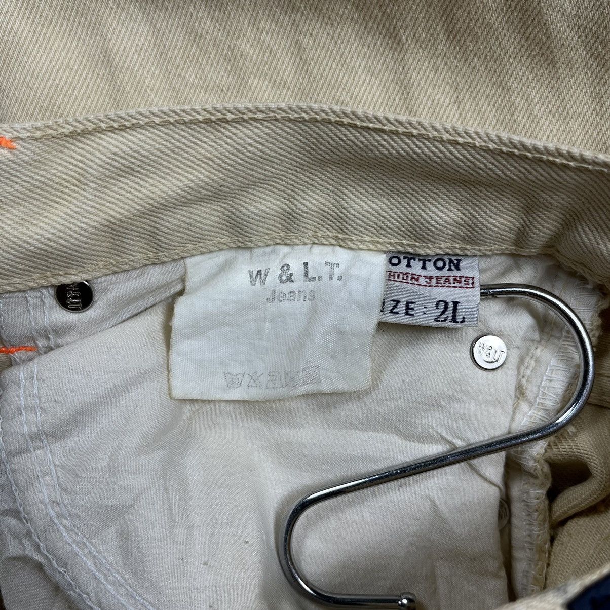 Walter Van Beirendonck Vintage archive W&LT Kiss The Future flared denim pants Size US 31 - 9 Thumbnail