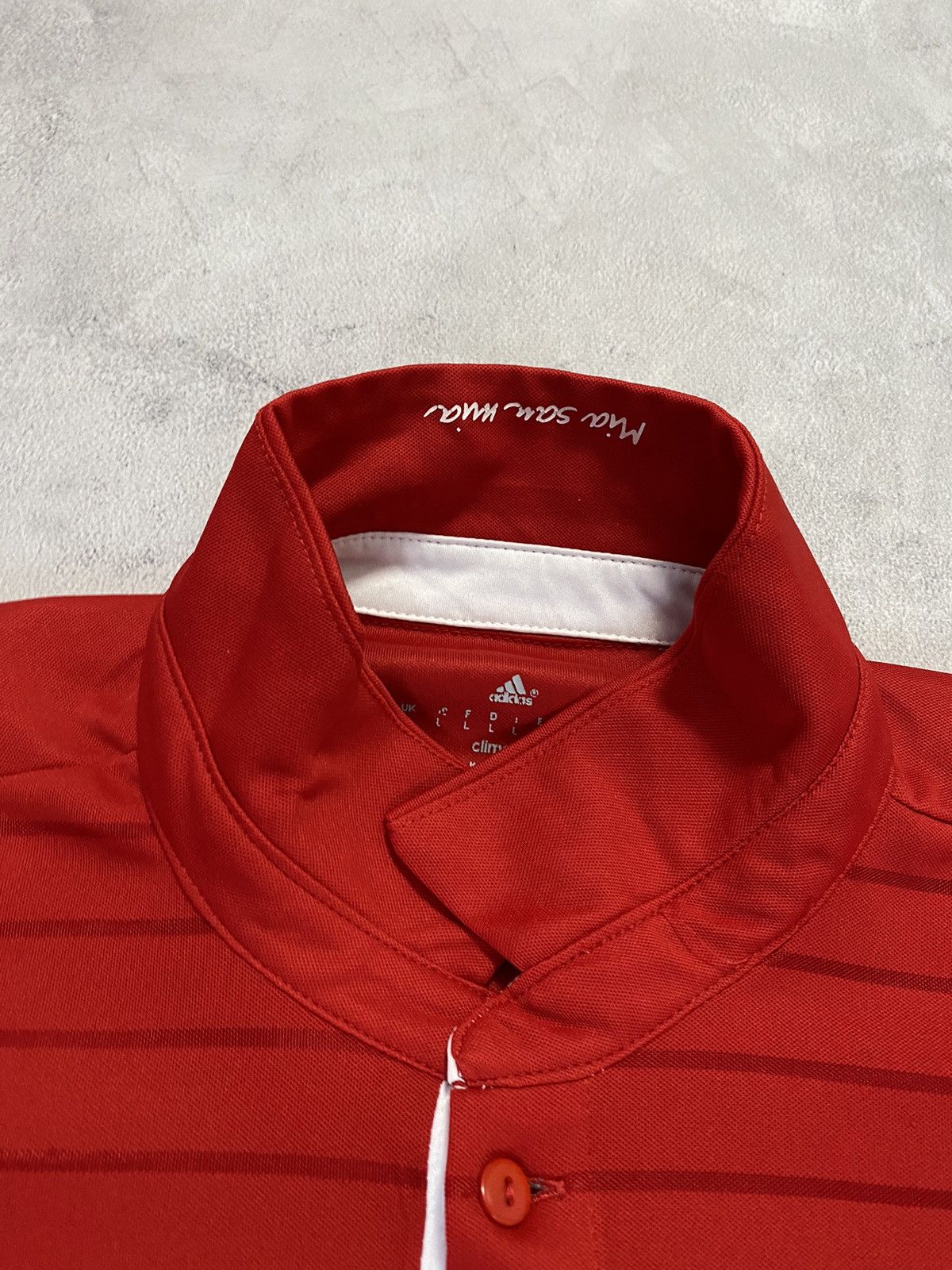 Vintage 💋 Vintage Polo Jersey Adidas FC Bayern Munchen Button Size US L / EU 52-54 / 3 - 7 Thumbnail