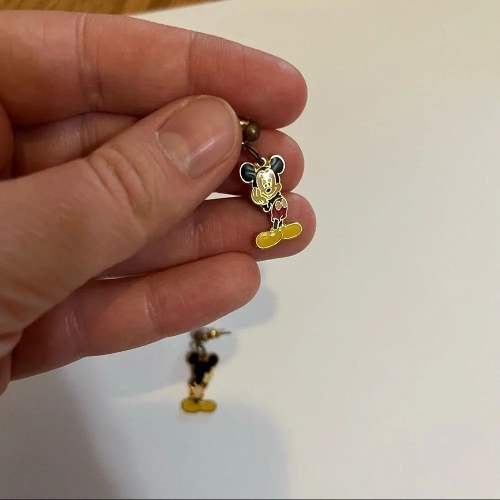 Disney Disney Mickey Mouse Earrings Vintage 1980s Size ONE SIZE - 2 Thumbnail