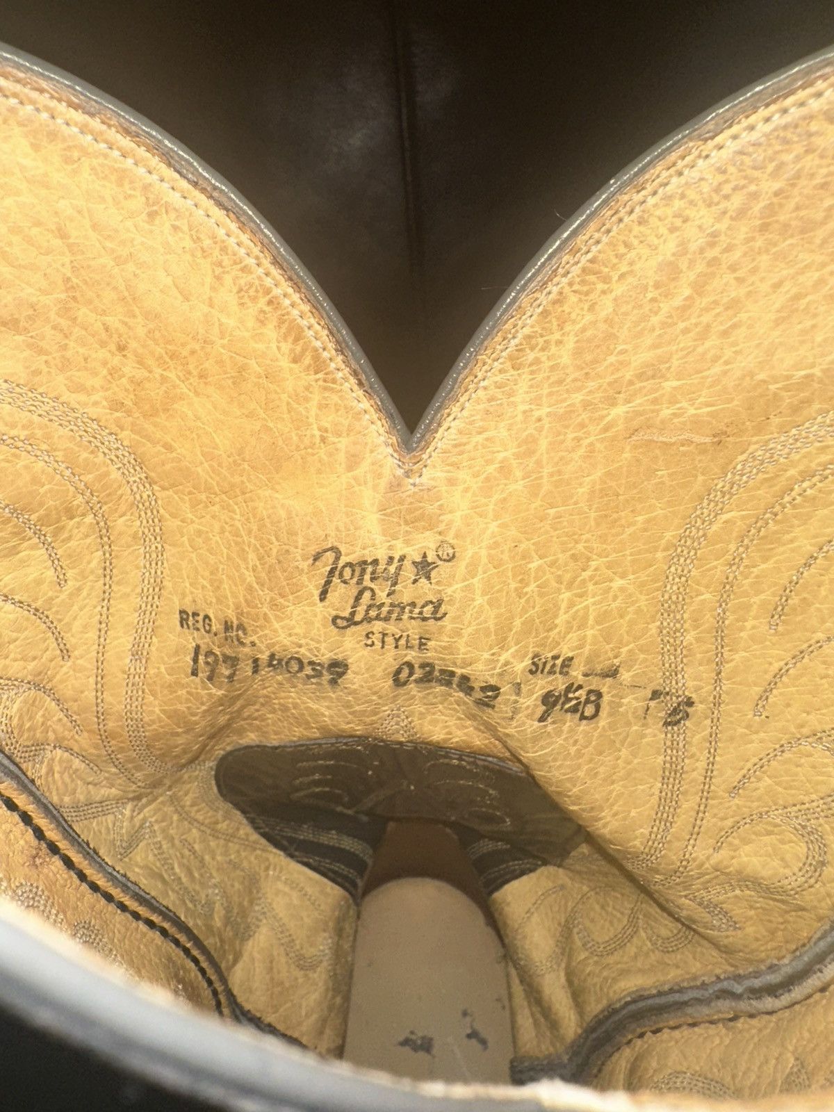 Tony Lama × Vintage Vintage Tony Lama Ostrich Boots Size US 9.5 / EU 42-43 - 6 Thumbnail