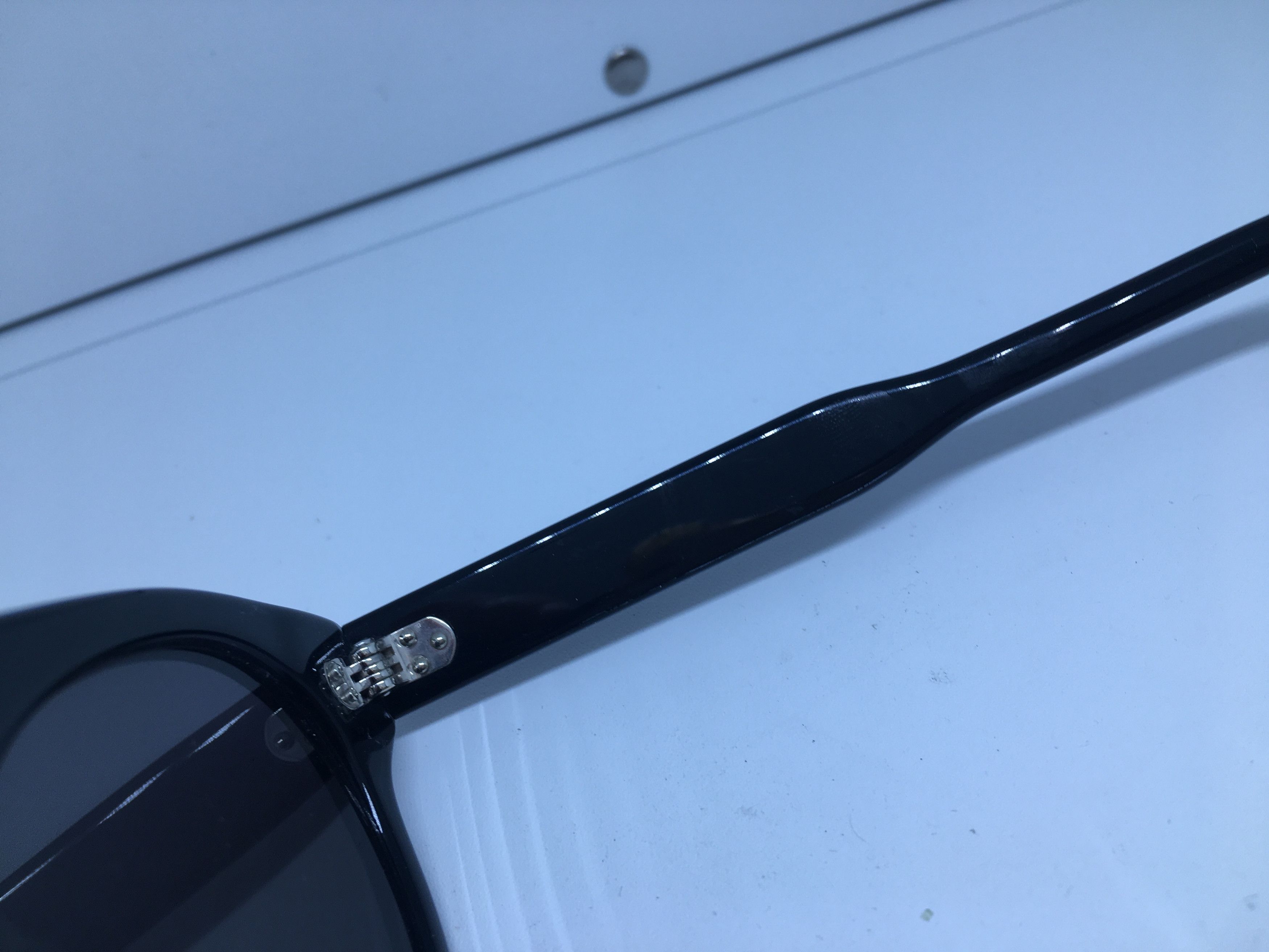 Other JL Arthur Black Acetate Sunglasses Frame Size ONE SIZE - 4 Thumbnail