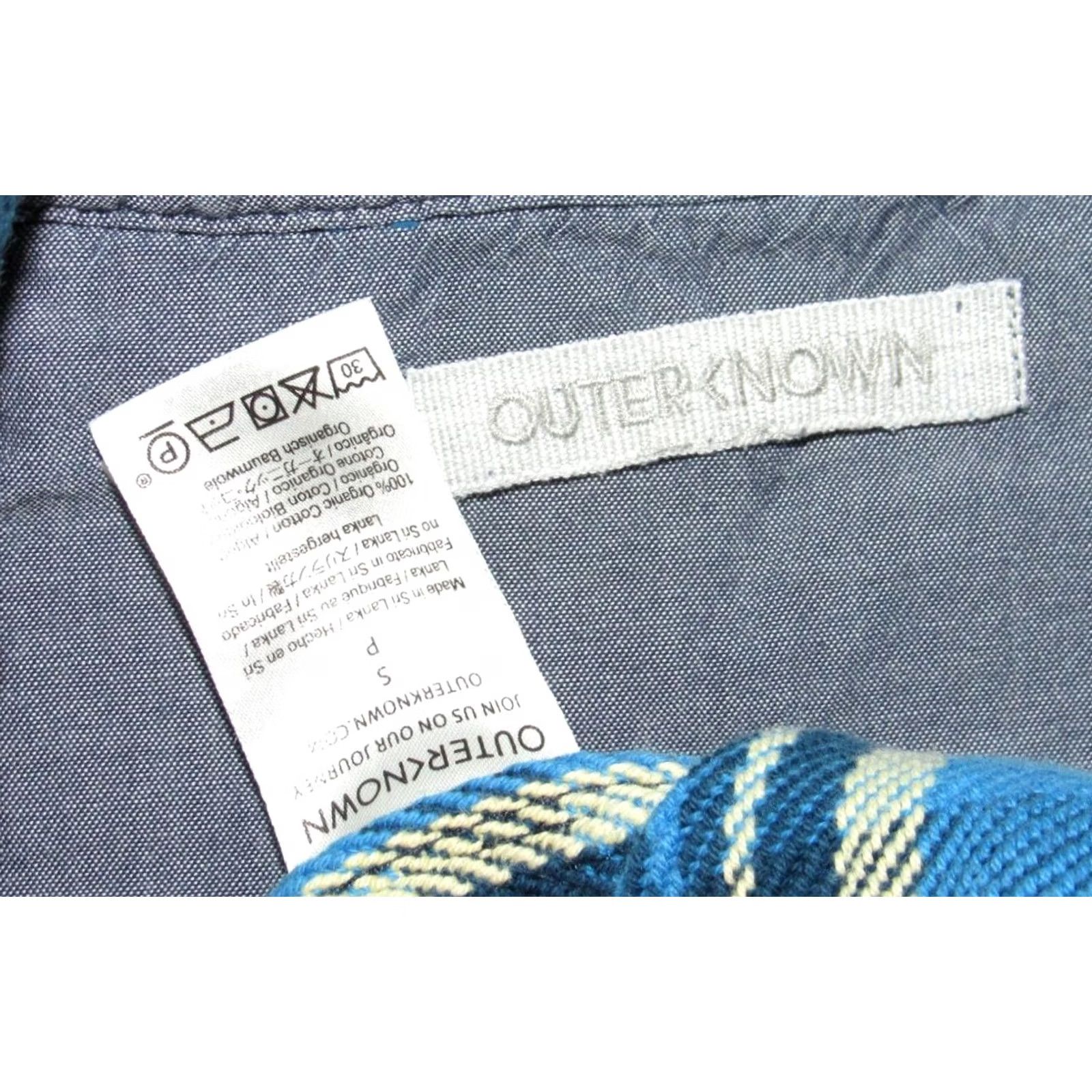 Outerknown OUTERKNOWN Blue Plaid Long Sleeve Flannel Blanket Shirt Small Size US S / EU 44-46 / 1 - 3 Thumbnail