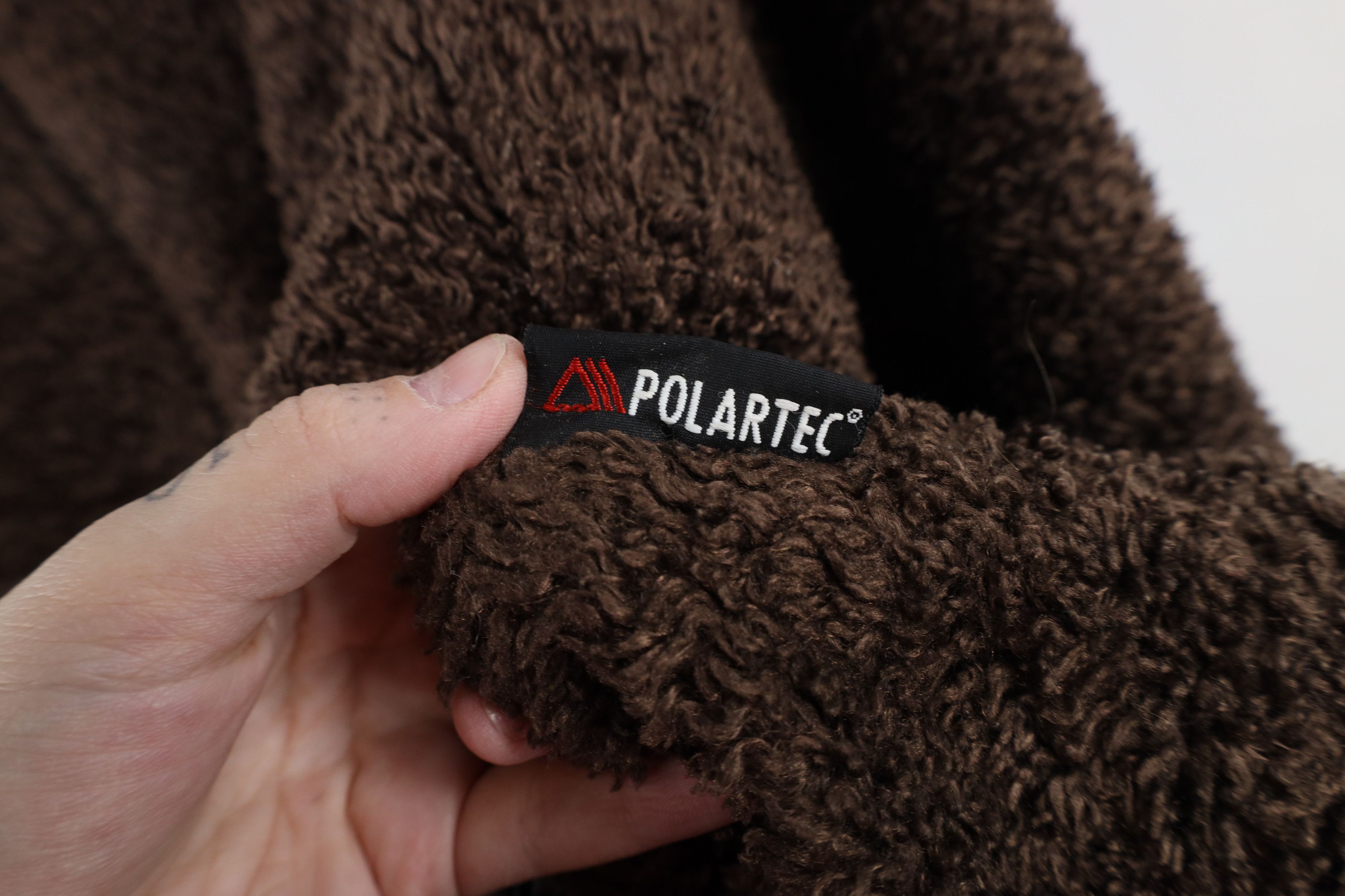 Vintage Vintage 90s Streetwear Polartec Fleece Jacket Brown USA Size S / US 4 / IT 40 - 7 Thumbnail