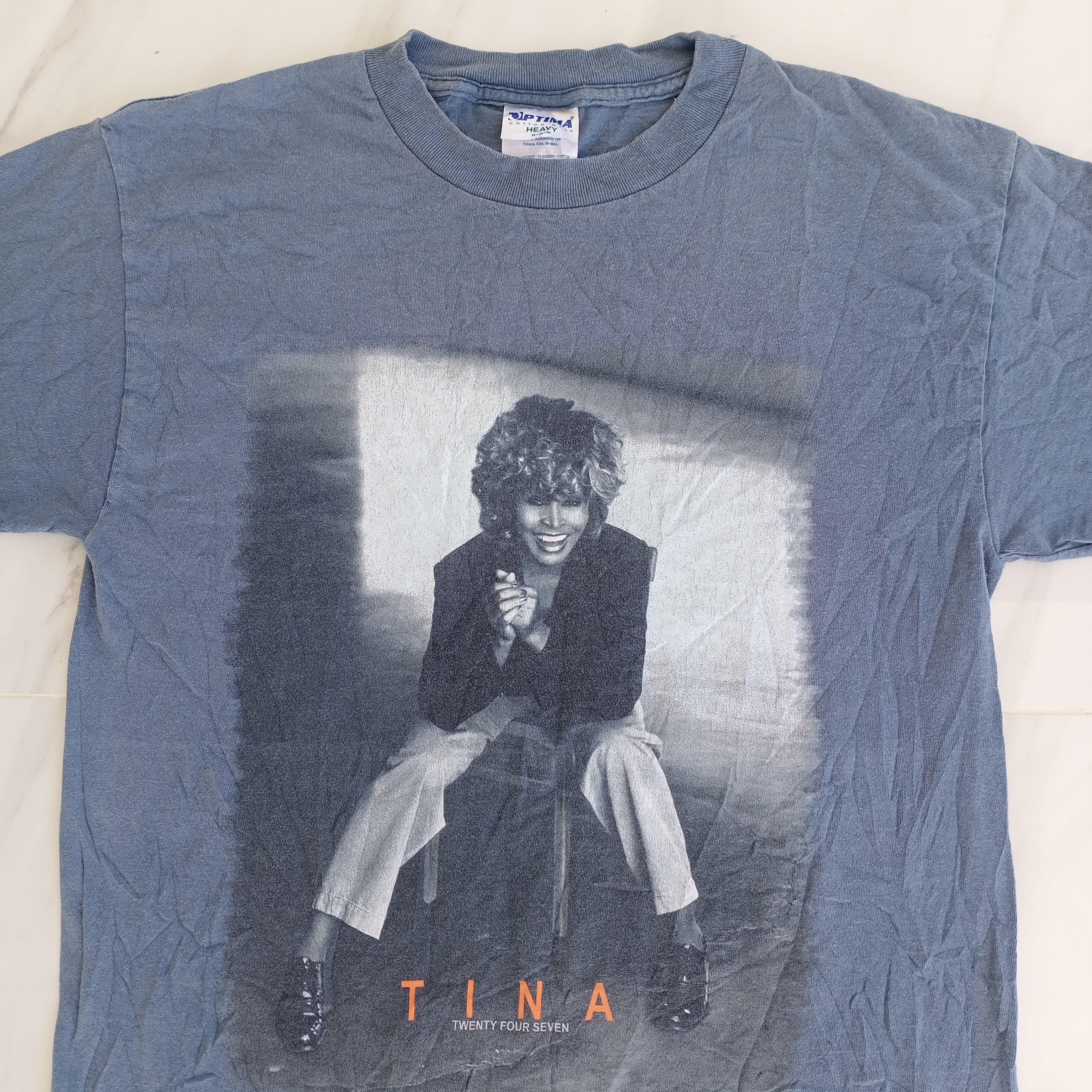 Band Tees Tina Turner Twenty Four Seven Tour Vintage 2000 Shirt Y2K M Size US M / EU 48-50 / 2 - 2 Thumbnail
