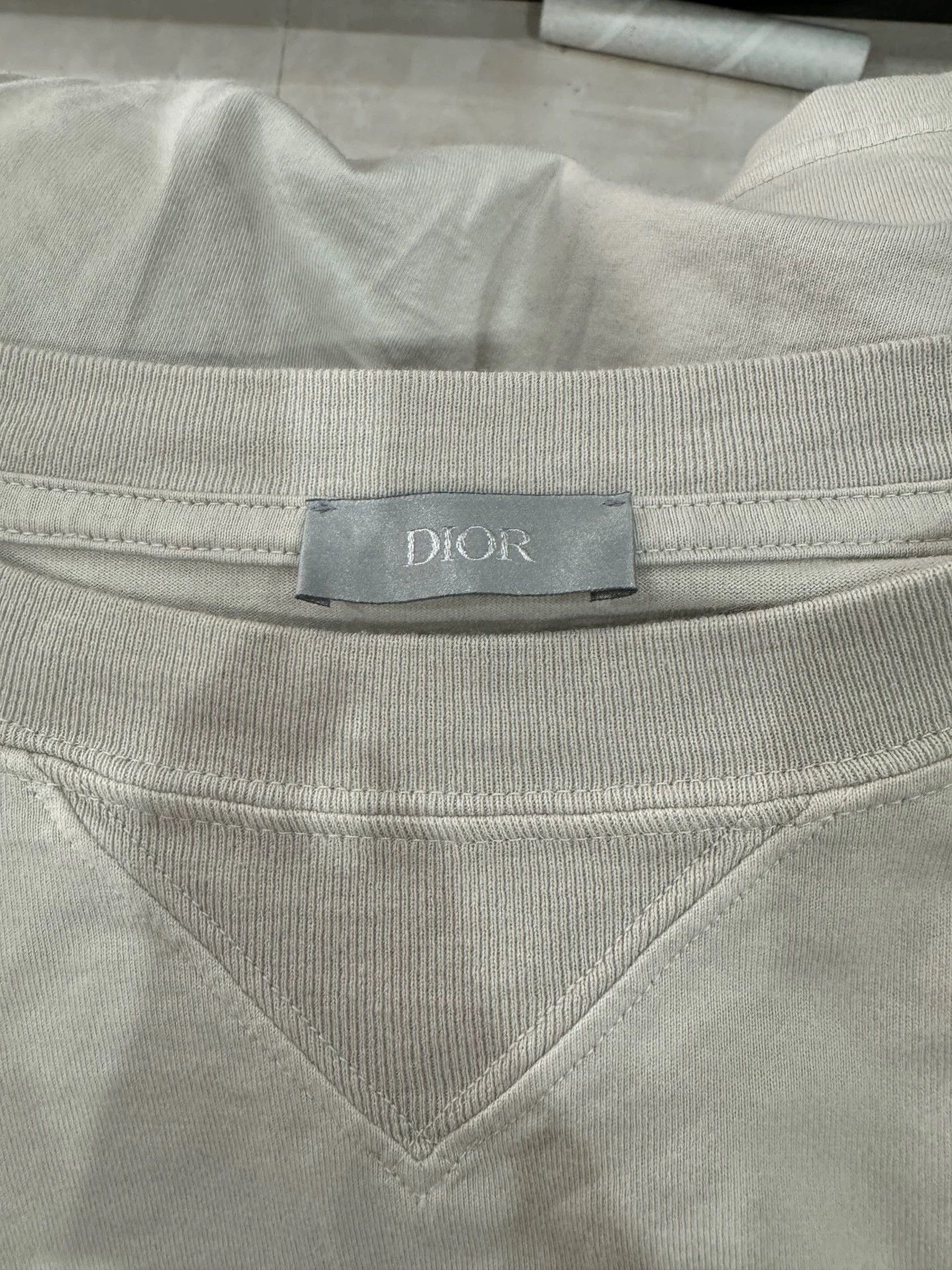 Dior Dior Milk Tea Color Short Sleeve Tee Size M / US 6-8 / IT 42-44 - 3 Thumbnail