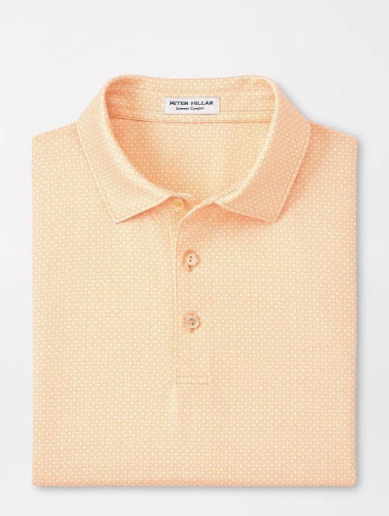 Peter Millar Peter Millar Tesseract Performance Jersey Polo Orange Size US L / EU 52-54 / 3 - 2 Thumbnail