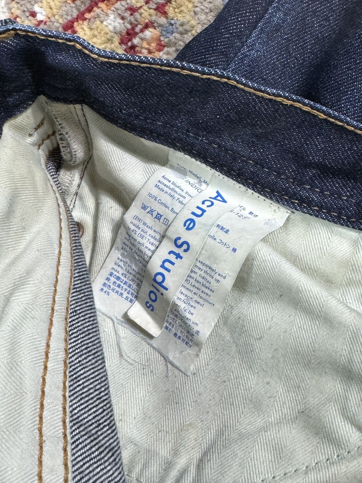 Acne Studios Acne Studios Raw Cropped Jeans Denim Vintage Y2K Designer Size US 30 / EU 46 - 5 Thumbnail