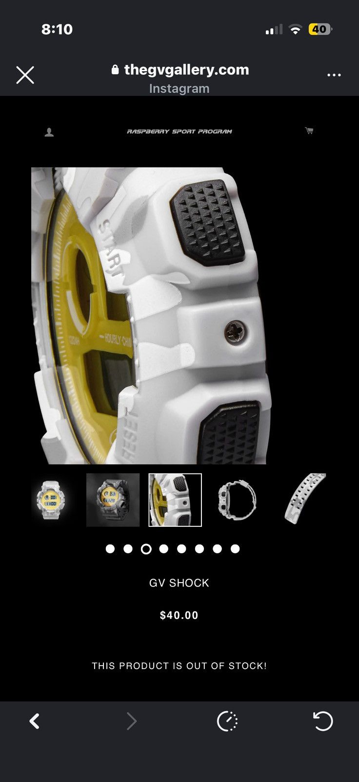 The GV Gallery Gv gallery Gvshock Watch Size ONE SIZE - 4 Thumbnail