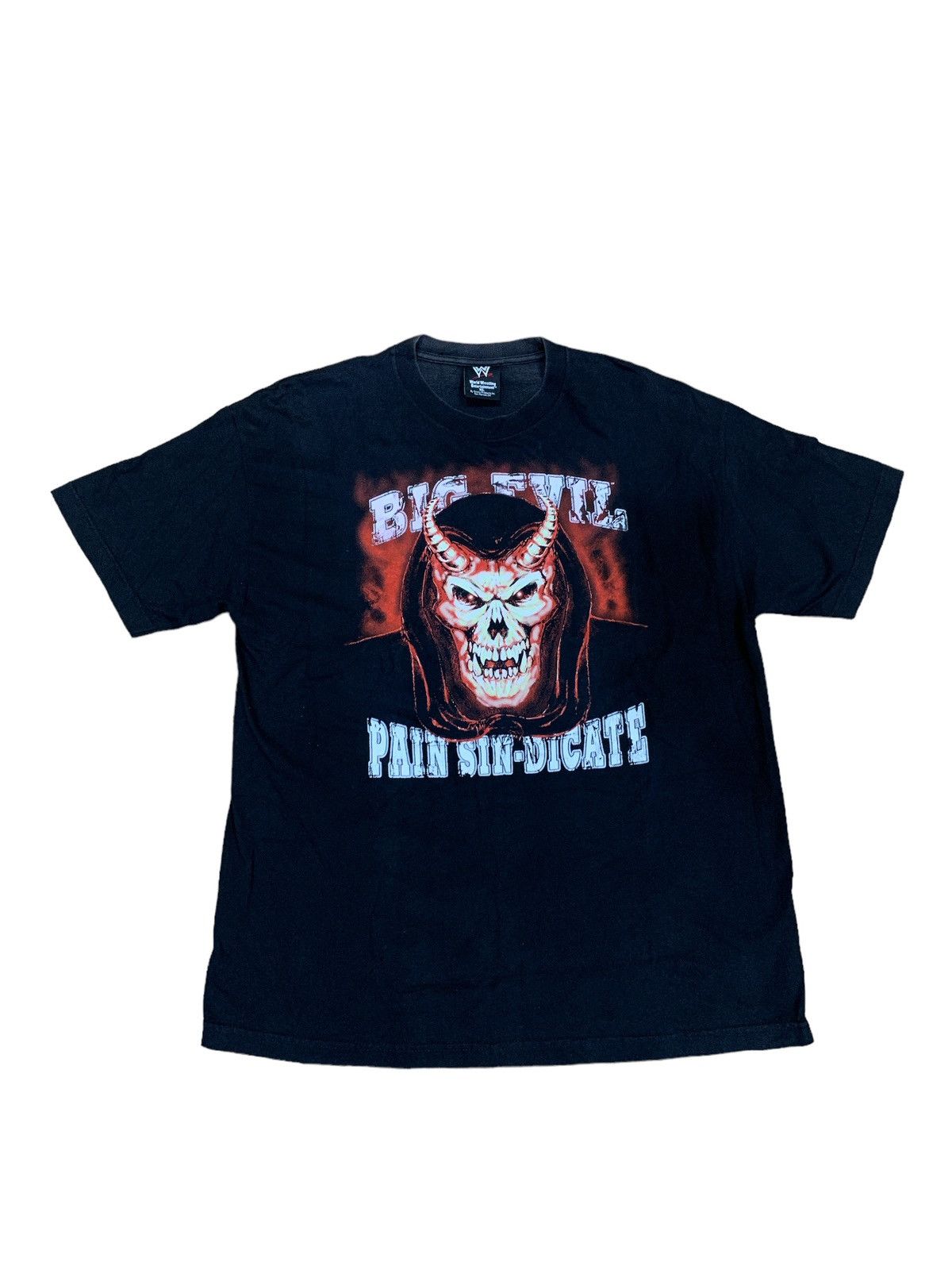 Vintage × WWE × WWF 2003 BIG EVIL UNDERTAKER SKULL SHIRT WWF WWE Size US XL / EU 56 / 4 - 2 Thumbnail