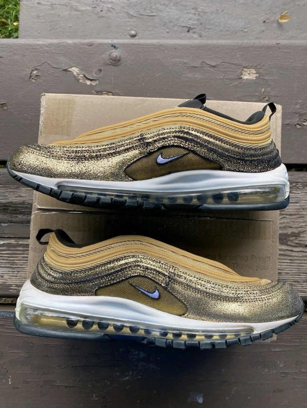Nike Wmns Nike Air Max 97 Golden Gals Size 11.5 W / 10 Men Size US 11.5 / IT 41.5 - 4 Thumbnail