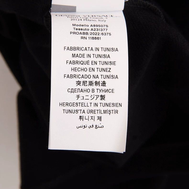 Other Versace Main line men's black polo shirt Size US L / EU 52-54 / 3 - 6 Thumbnail