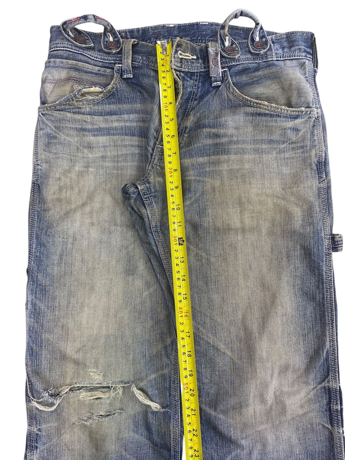 Edwin Edwin Carpenter Buckle Back Style Loose Jeans Size US 32 / EU 48 - 6 Thumbnail