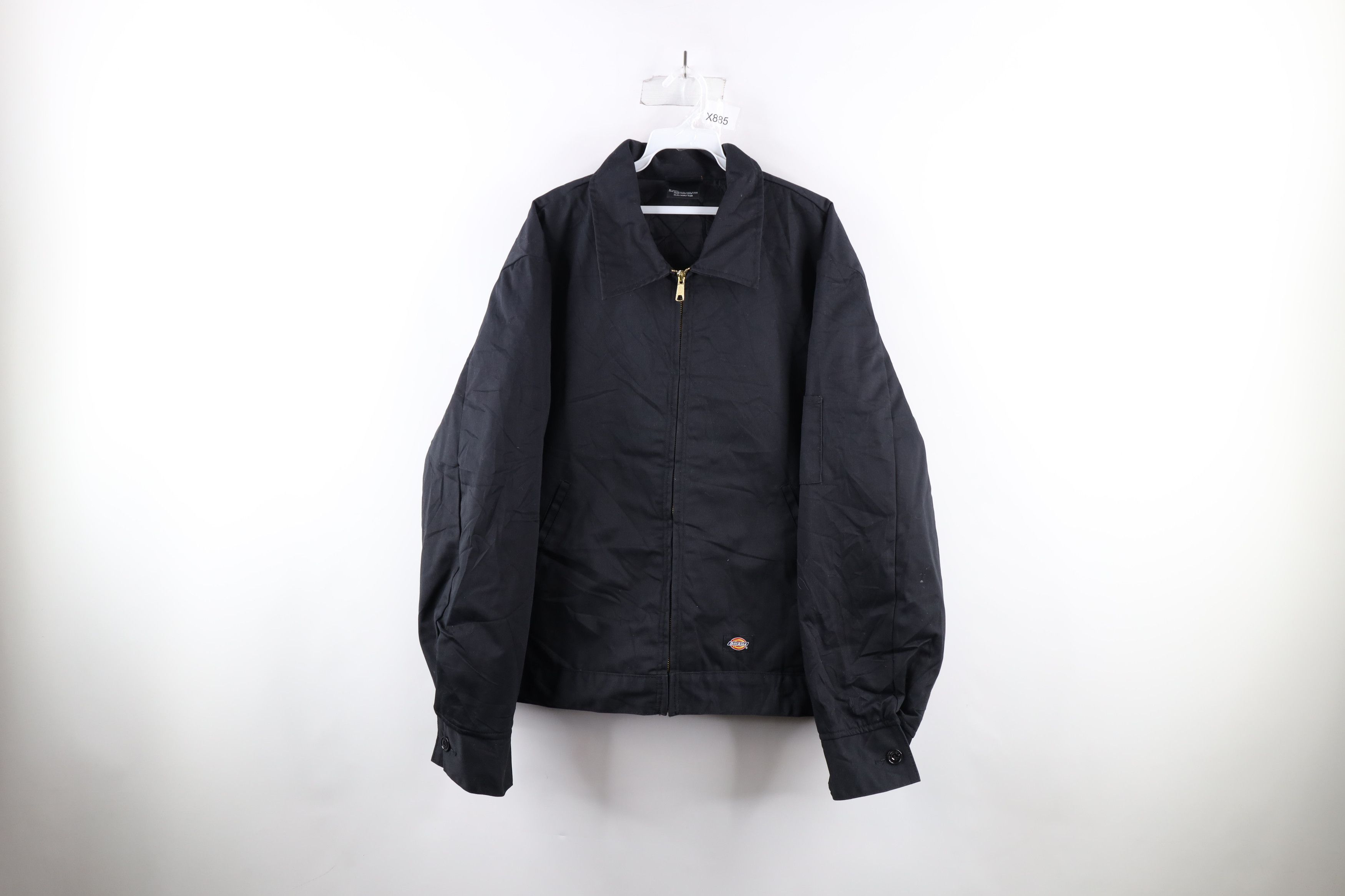 Dickies × Vintage Vintage Dickies Out Quilted Mechanic Work Bomber Jacket Size US XL / EU 56 / 4 - 1 Thumbnail