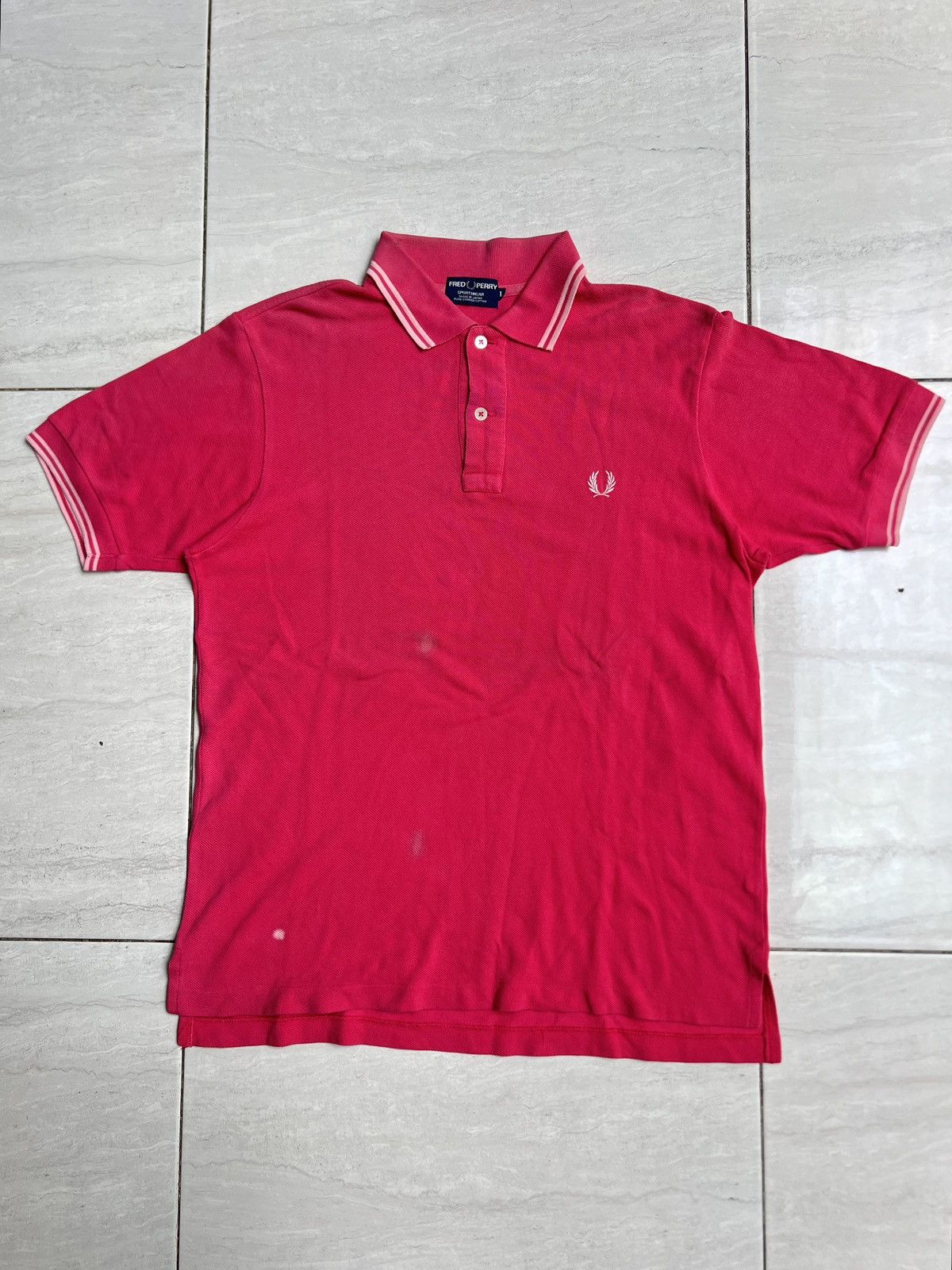 Fred Perry FRED PERRY Pink T-shirt Size US S / EU 44-46 / 1 - 1 Thumbnail