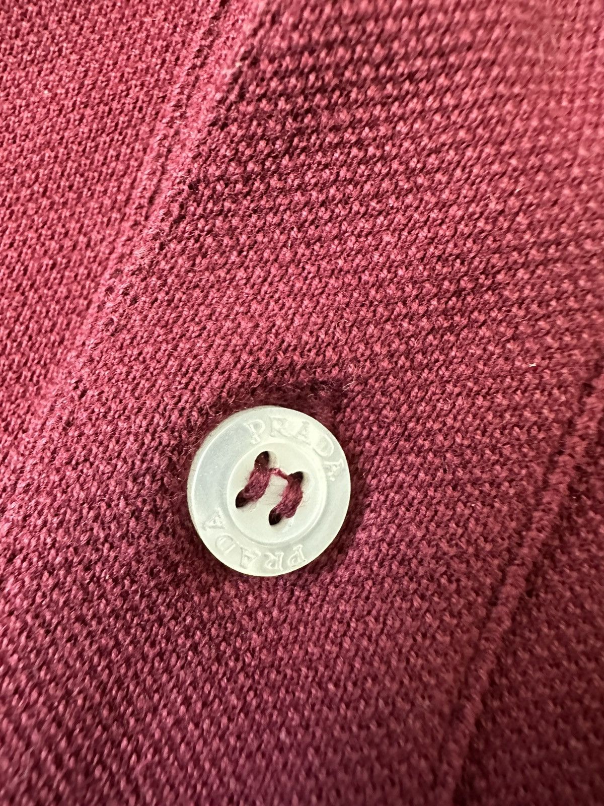 Prada Prada Milano Red Burgundy Polo T shirt Red Tab size M hype Size US M / EU 48-50 / 2 - 9 Thumbnail