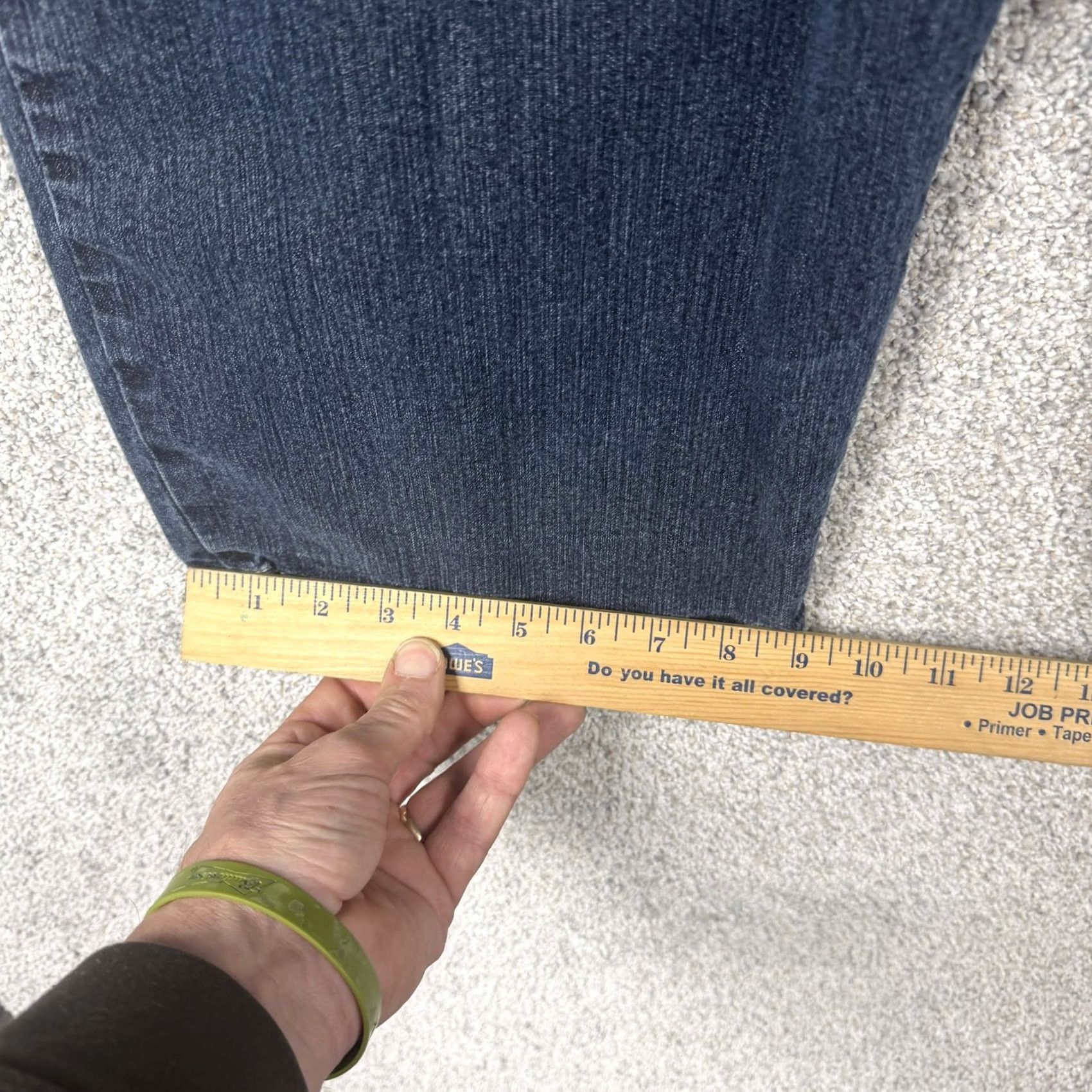 Vintage VINTAGE? No. Cato Bermuda Shorts Womens 16 36x15.5 Denim Shorts Blue 5-Pocket Stretch Casual Summer Womens Size 38" / US 16 / IT 52 - 4 Thumbnail
