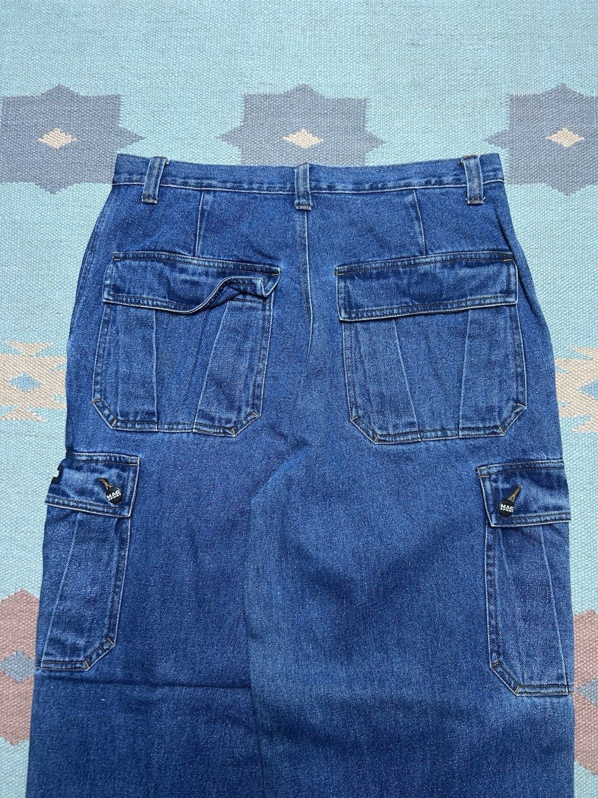 Vintage Vtg y2k baggy jeans Mac sport cargo wide pipes skater 32x32 Size US 32 / EU 48 - 3 Thumbnail