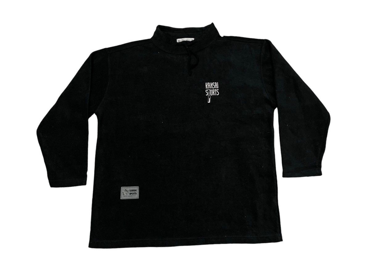Kansai Yamamoto 90s KANSAI SPORT FLEECE EMBROIDERY LOGO RARE Size US M / EU 48-50 / 2 - 2 Thumbnail